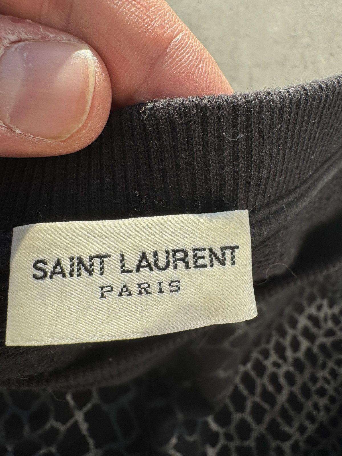 Hedi Slimane Rare Saint Laurent Paris Croc hedi slimane crewneck Size US XL / EU 56 / 4 - 2 Thumbnail