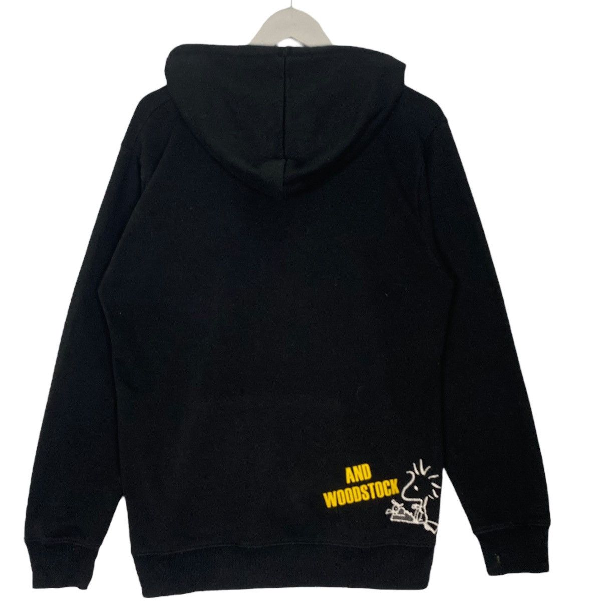 Vintage Vintage Peanuts Printed Hoodie Sweater Black Size L Size US L / EU 52-54 / 3 - 1 Thumbnail