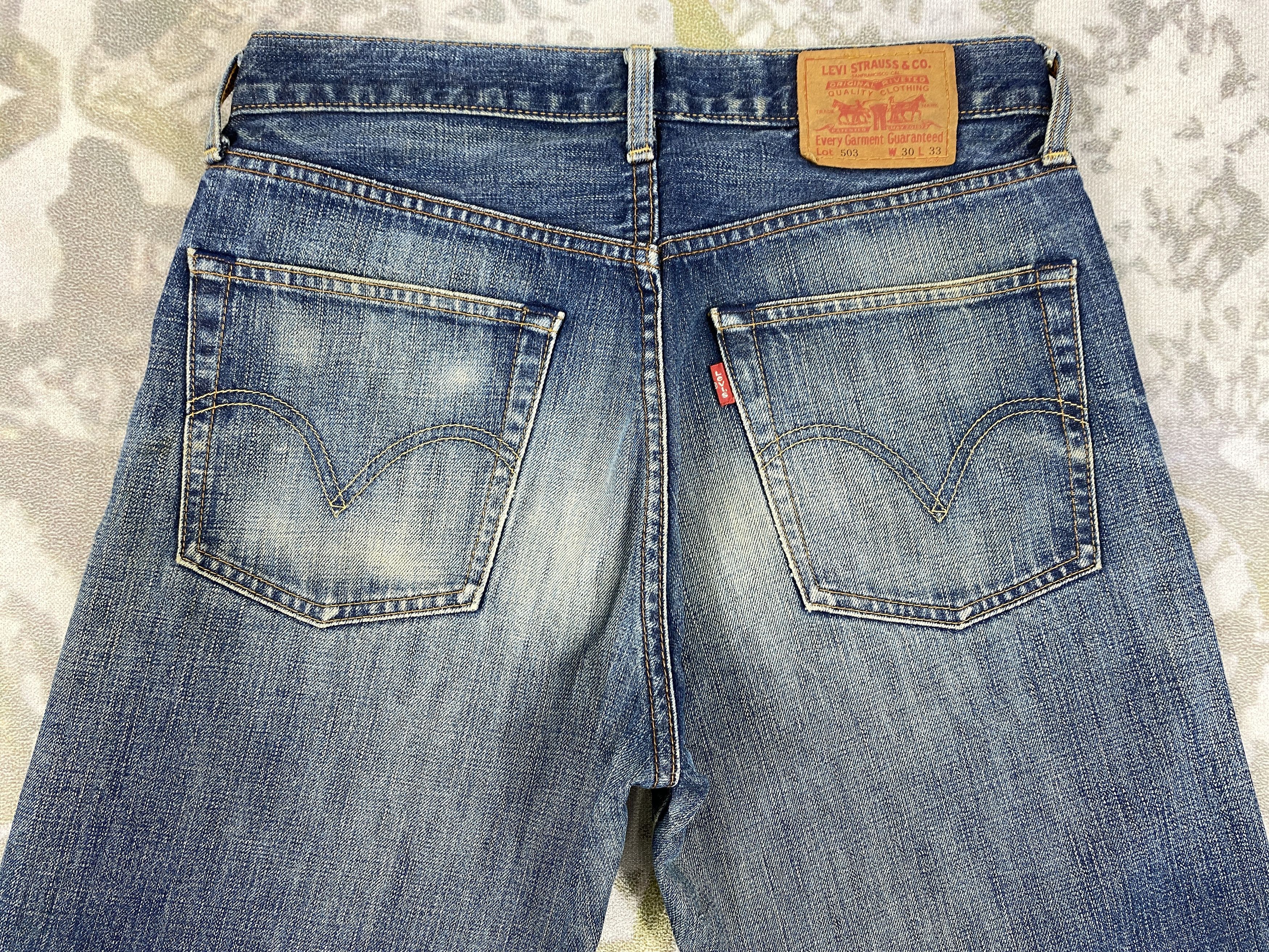 Dirty Blue Vintage Levi's 503 Jeans 30x30 Denim -SJ164