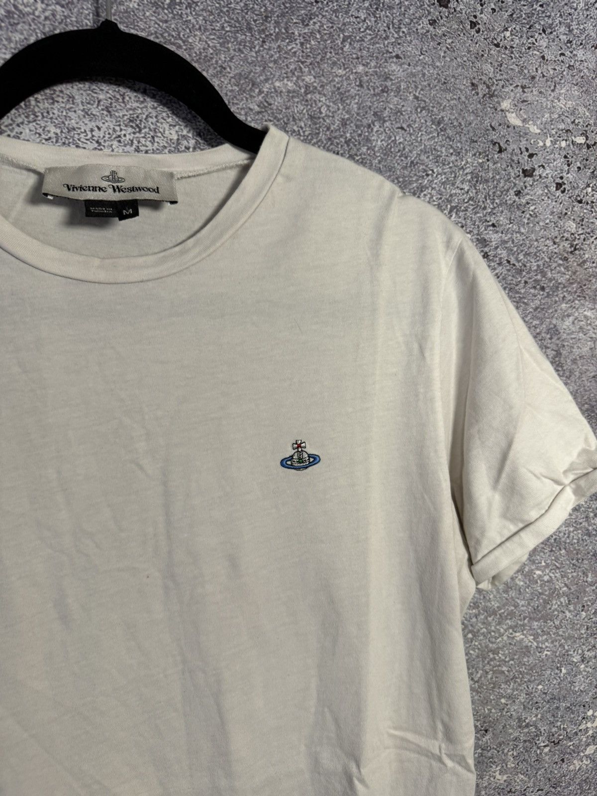 Vintage × Vivienne Westwood Vintage Vivienne Westwood Logos White Tee Oldmoney M size Size US M / EU 48-50 / 2 - 9 Thumbnail