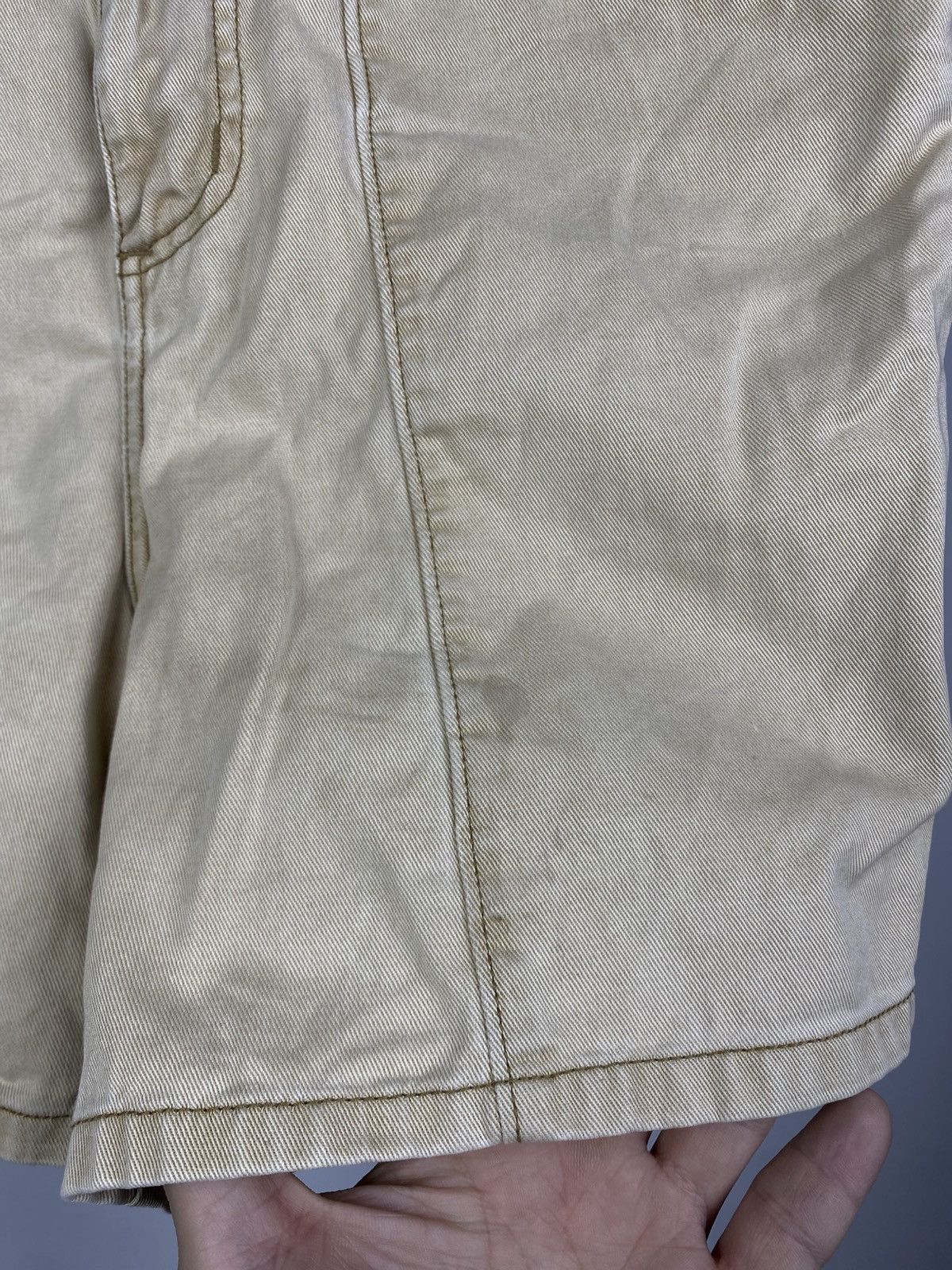 Carhartt Vintage 90s Outdoor Patagonia Beige denim shorts Size US 31 - 4 Thumbnail