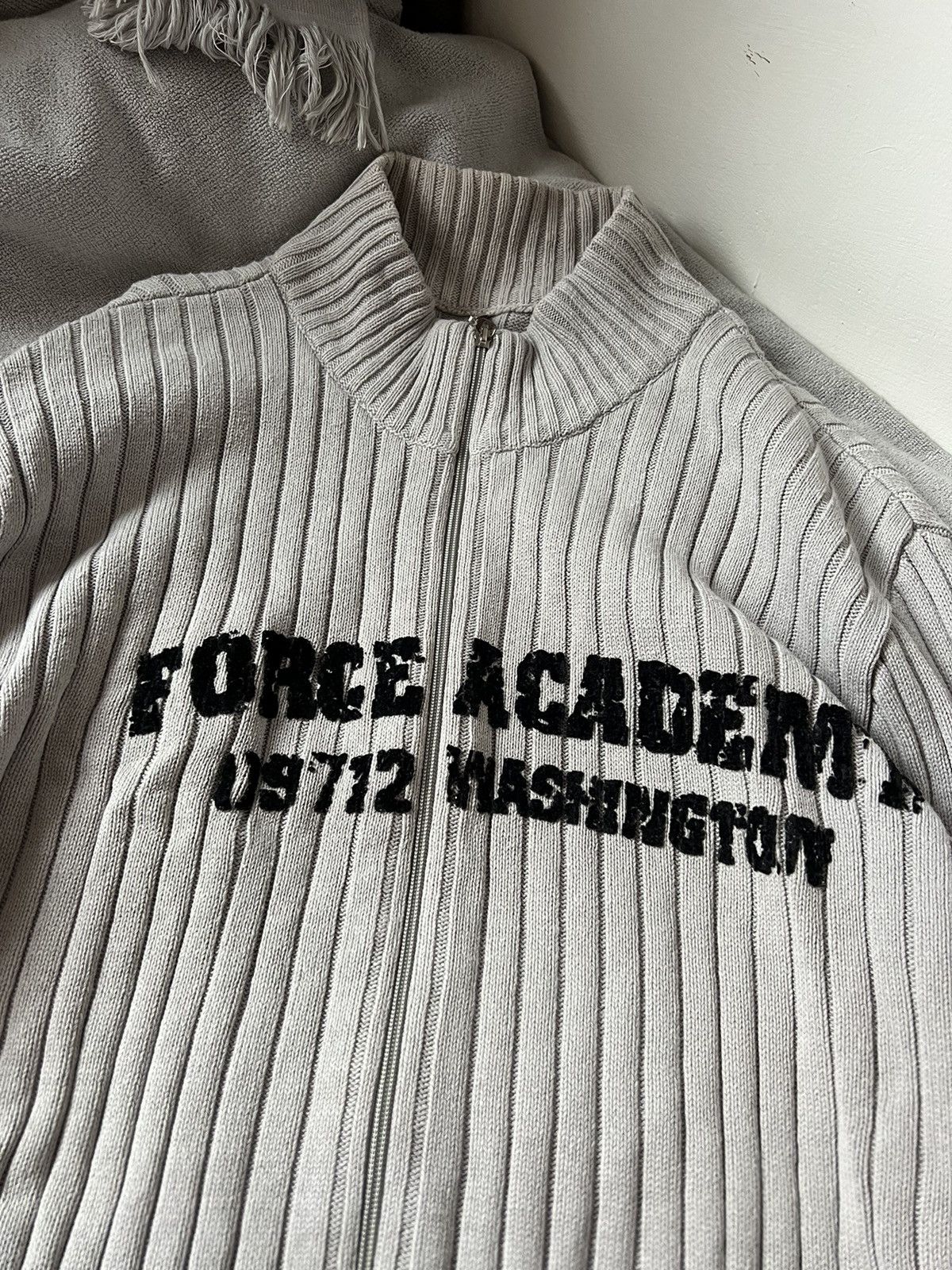 Diesel Diesel zip striped archive punk sweater avant garde y2k 90s Size US L / EU 52-54 / 3 - 3 Thumbnail