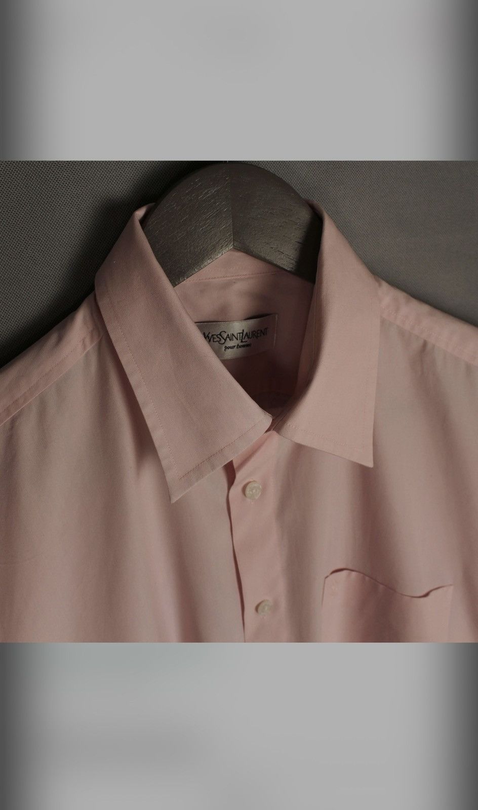 Yves Saint Laurent YSL Yves Saint Laurent Short Sleeve Shirt Logo Size M L Size US M / EU 48-50 / 2 - 5 Thumbnail