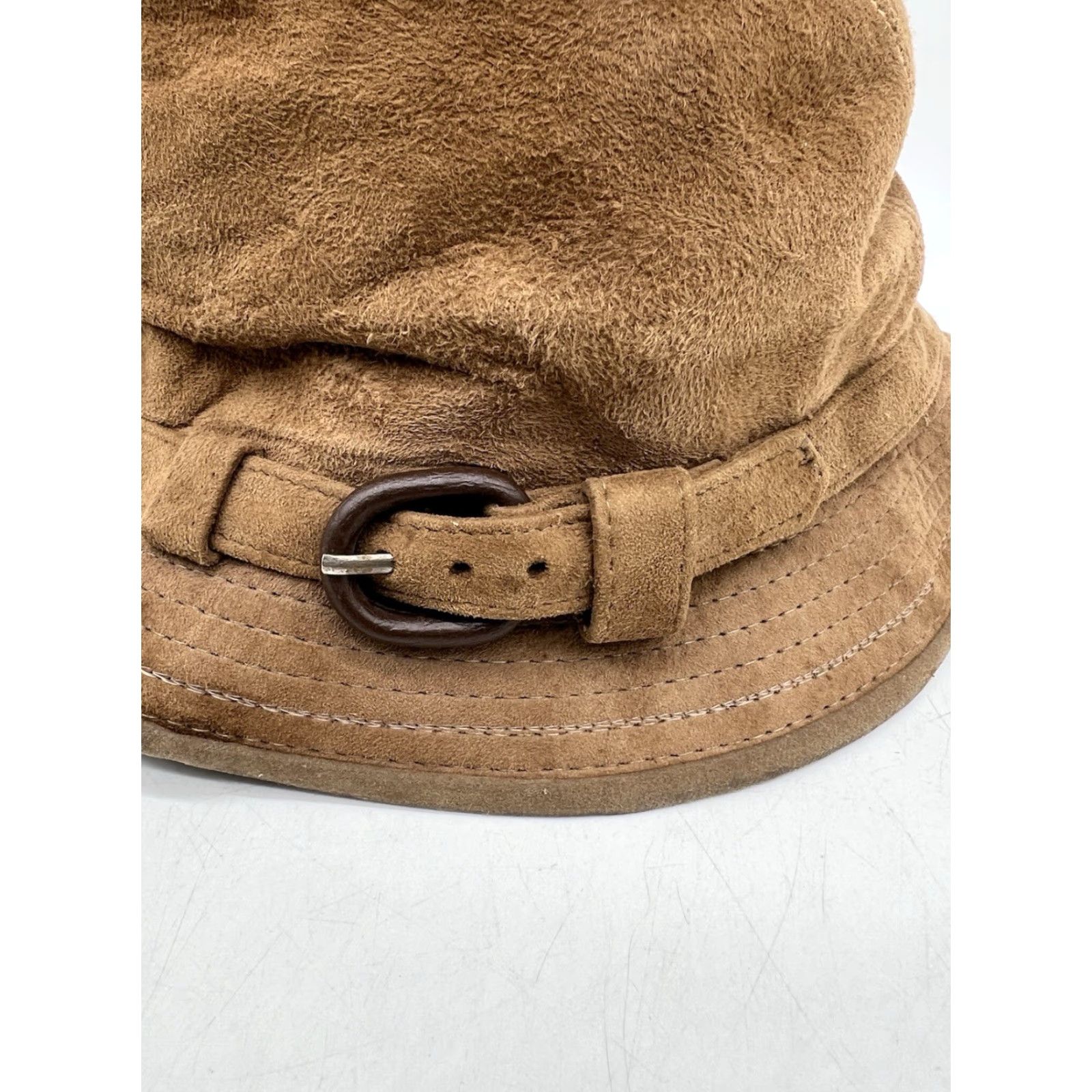 Vintage VINTAGE Country Gentleman Leather Suede Fedora Hat Brown Size 7 Travel Casual Mens Size ONE SIZE - 2 Thumbnail