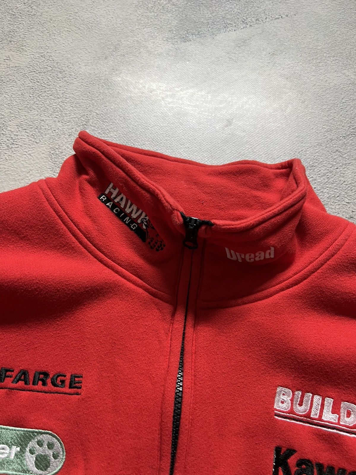 Vintage Vintage Y2k Kavasaki ❤️ Buldbase Racing Zip Sweatshirt 00’s Size US L / EU 52-54 / 3 - 7 Thumbnail