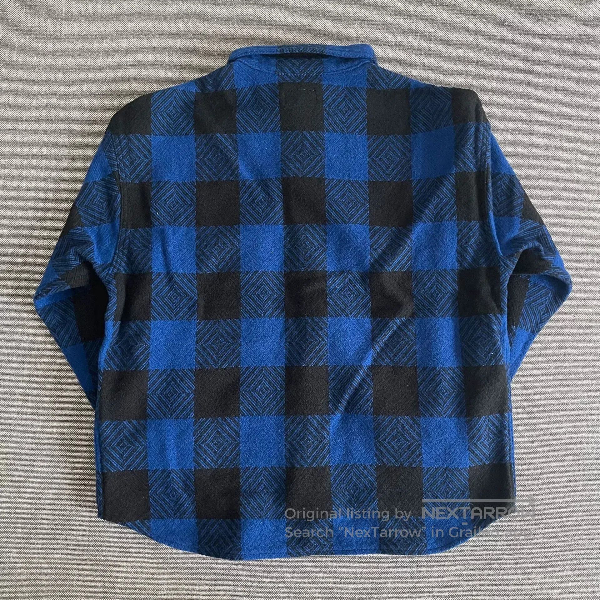 Tenderloin Tenderloin Blue Plaid Wool Shirt. Size US L / EU 52-54 / 3 - 2 Thumbnail