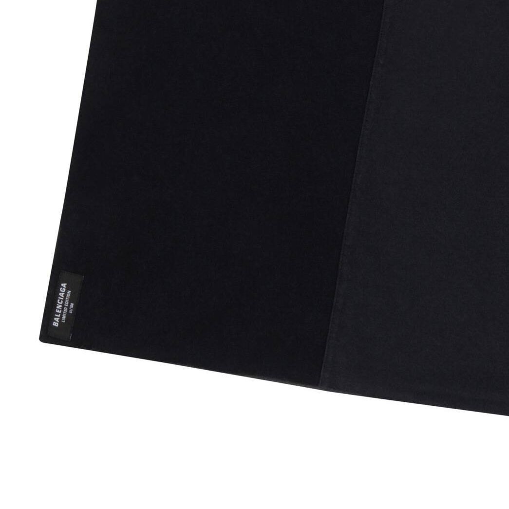 Balenciaga o1mt1gz0924 Size: OS / Unisex Upcycled Scarf in Black Size ONE SIZE - 3 Thumbnail