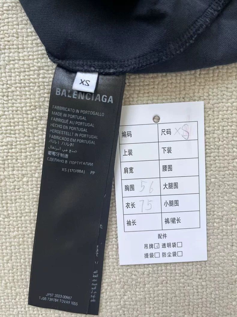Other Balenciaga T-Shirt with short sleeves made of tape Size US XS / EU 42 / 0 - 5 Thumbnail