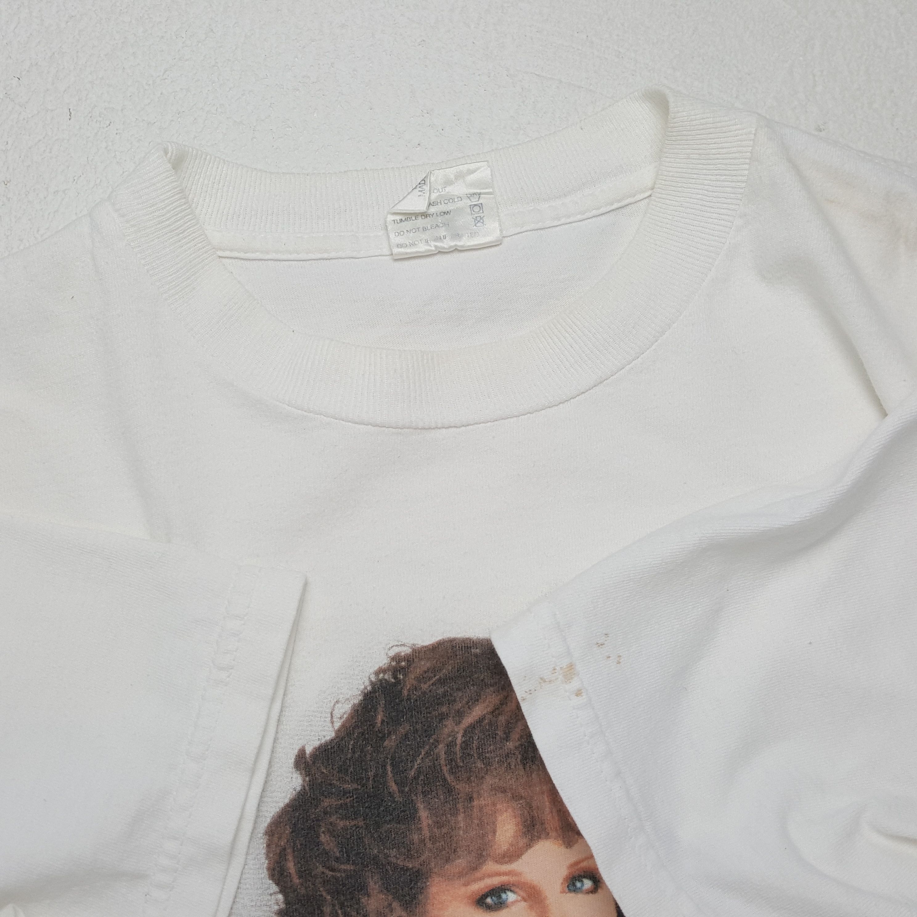 Band Tees × Vintage REBA Singer Music Photo Print Style Vintage Tshirt Size US XL / EU 56 / 4 - 7 Thumbnail