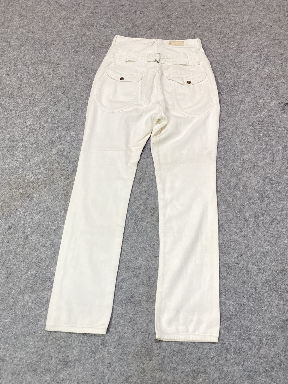 Kapital Kapital Japan White Buckleback Denim Size US 27 - 13 Thumbnail