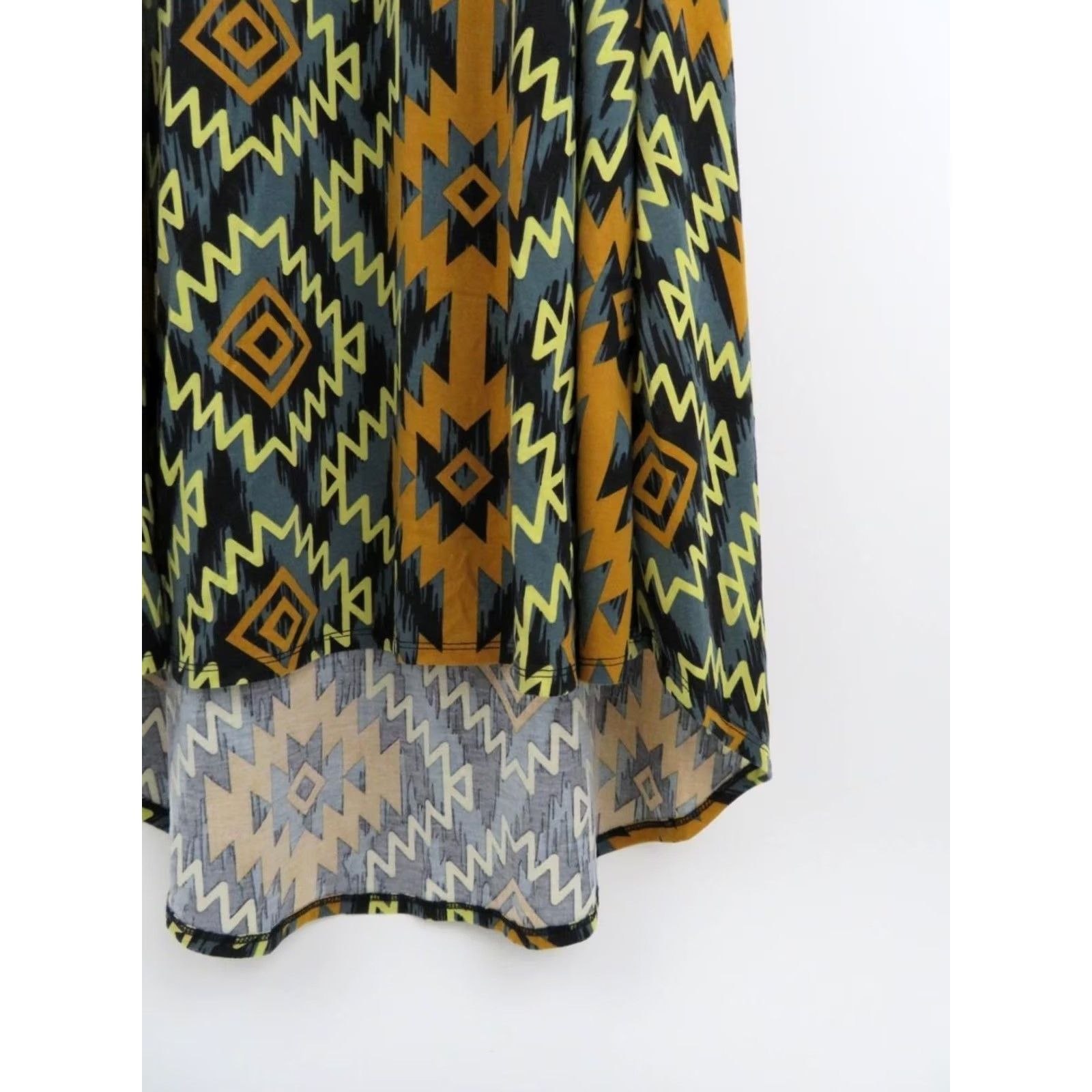 Vintage LuLaRoe Women's Carly Dress 2XS Tribal Aztec Unicorn Swing Stretch Size XXS / US 00 / IT 34 - 3 Thumbnail