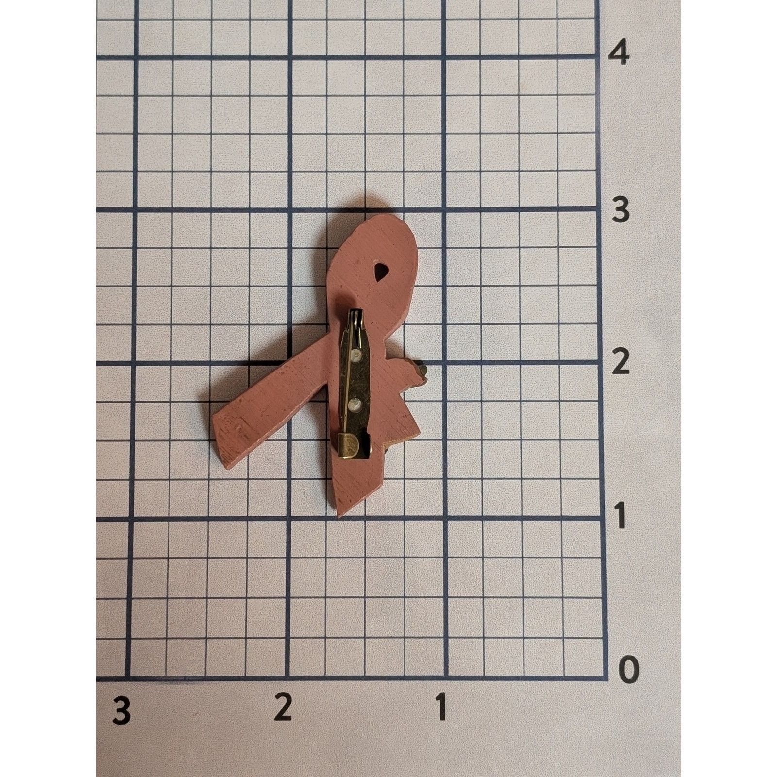 Vintage VTG Breast Cancer Pink Ribbon Brooch Inscribed Endless Hope Size ONE SIZE - 4 Thumbnail