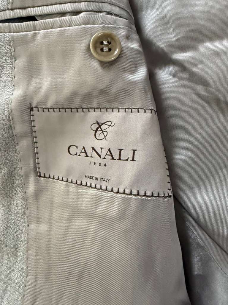 Canali Canali Italian Wool Suit Jacket Blazer - 54 Drop 7 / 44R Size 44R - 4 Thumbnail