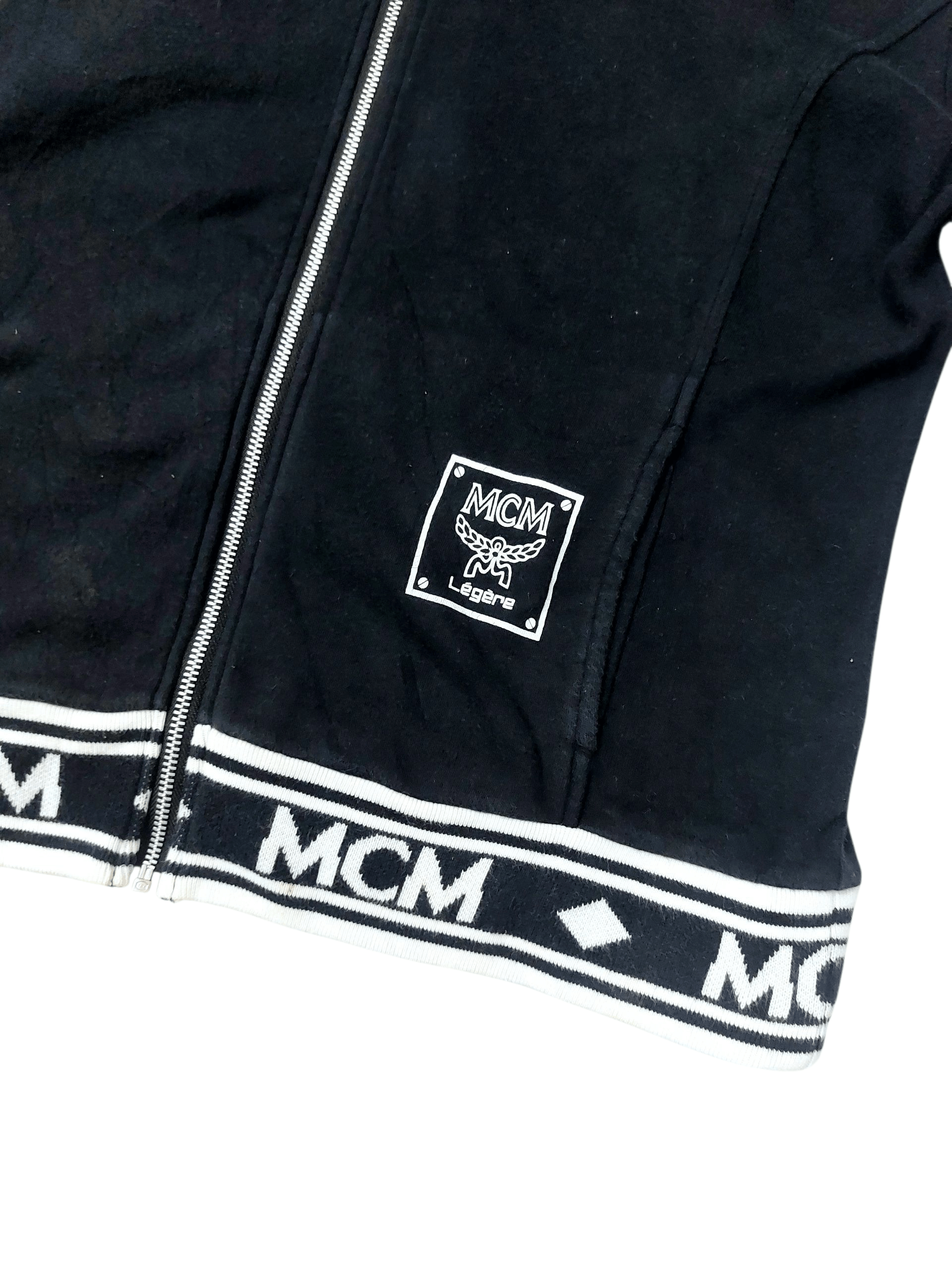 MCM MCM Legere Printed Cut End Logo Zip Up Hoodies Size M / US 6-8 / IT 42-44 - 11 Thumbnail