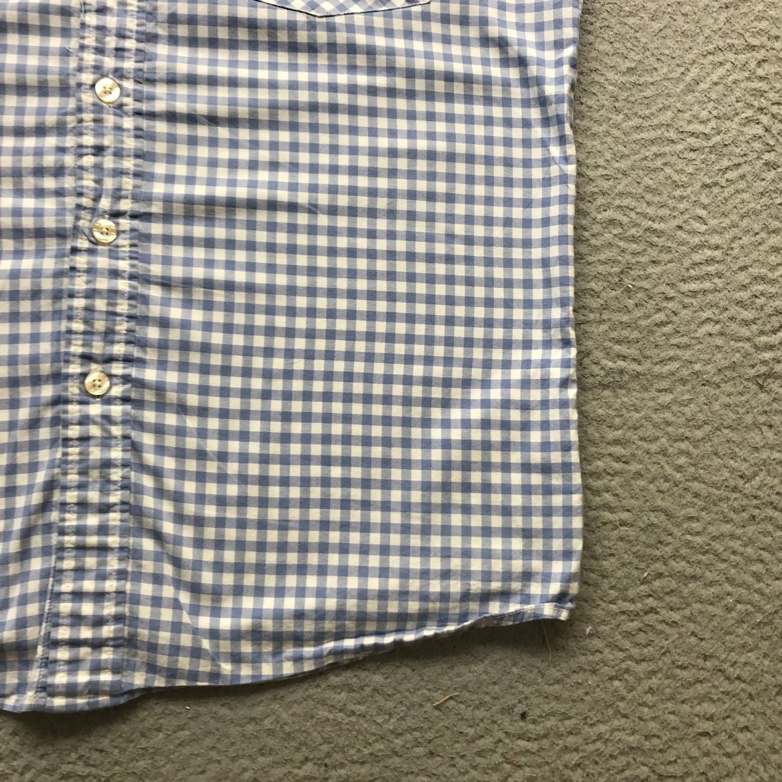 Carhartt Carhartt Plaid Check Blue White Button Up Shirt Men Medium Size US M / EU 48-50 / 2 - 8 Thumbnail