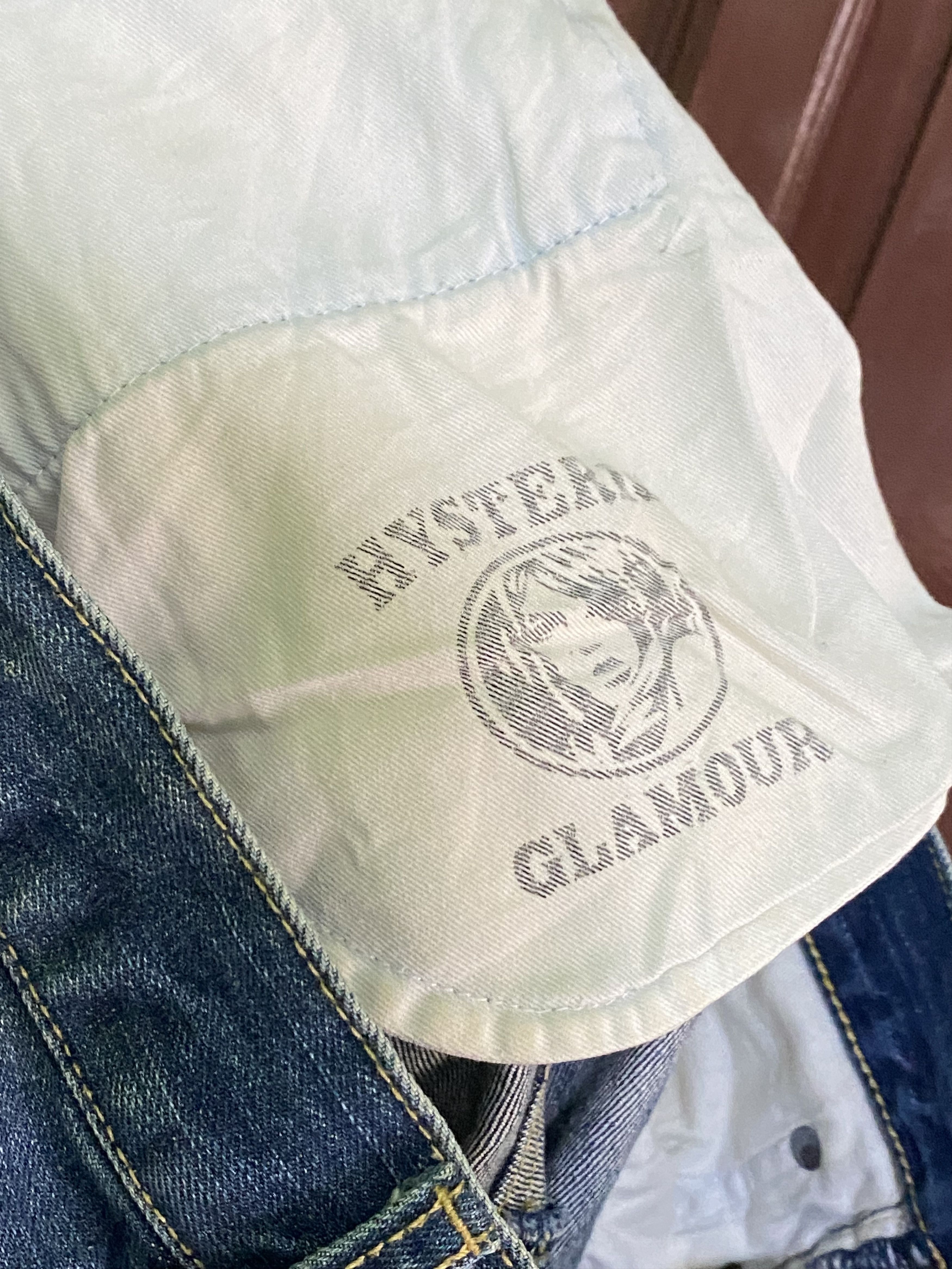 Hysteric Glamour × Vintage Hysteric Glamour Selvedge Distressed Punk Jeans Size US 33 - 8 Thumbnail