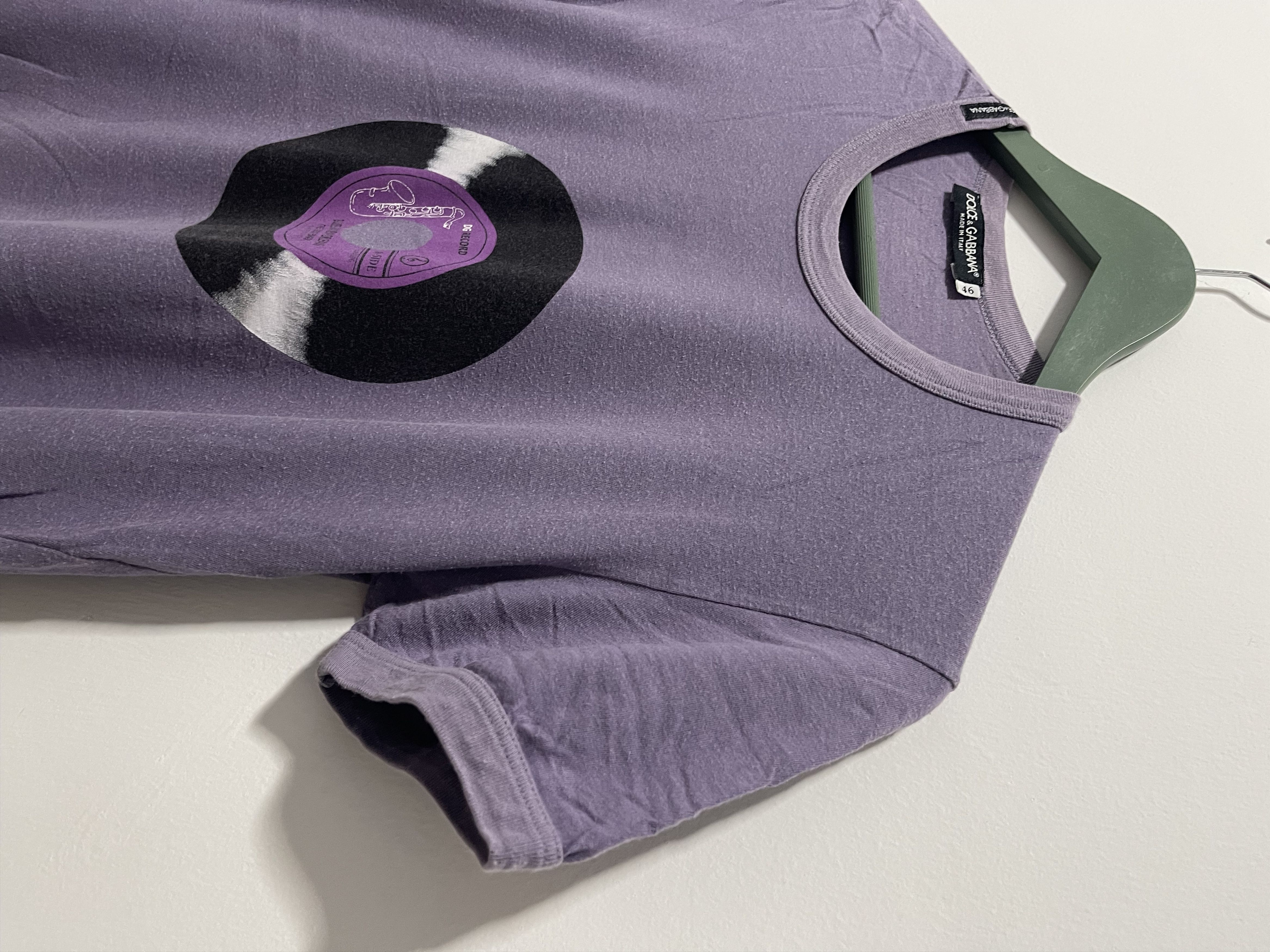 Dolce & Gabbana Vintage Dolce Gabbana Dg Record Logo Tshirt Size XS / US 0-2 / IT 36-38 - 3 Thumbnail