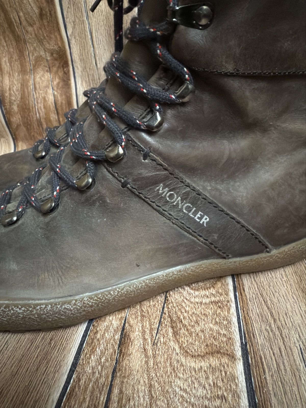 Moncler 🔥rare lace up hiking boots Size US 8 / EU 41 - 10 Thumbnail