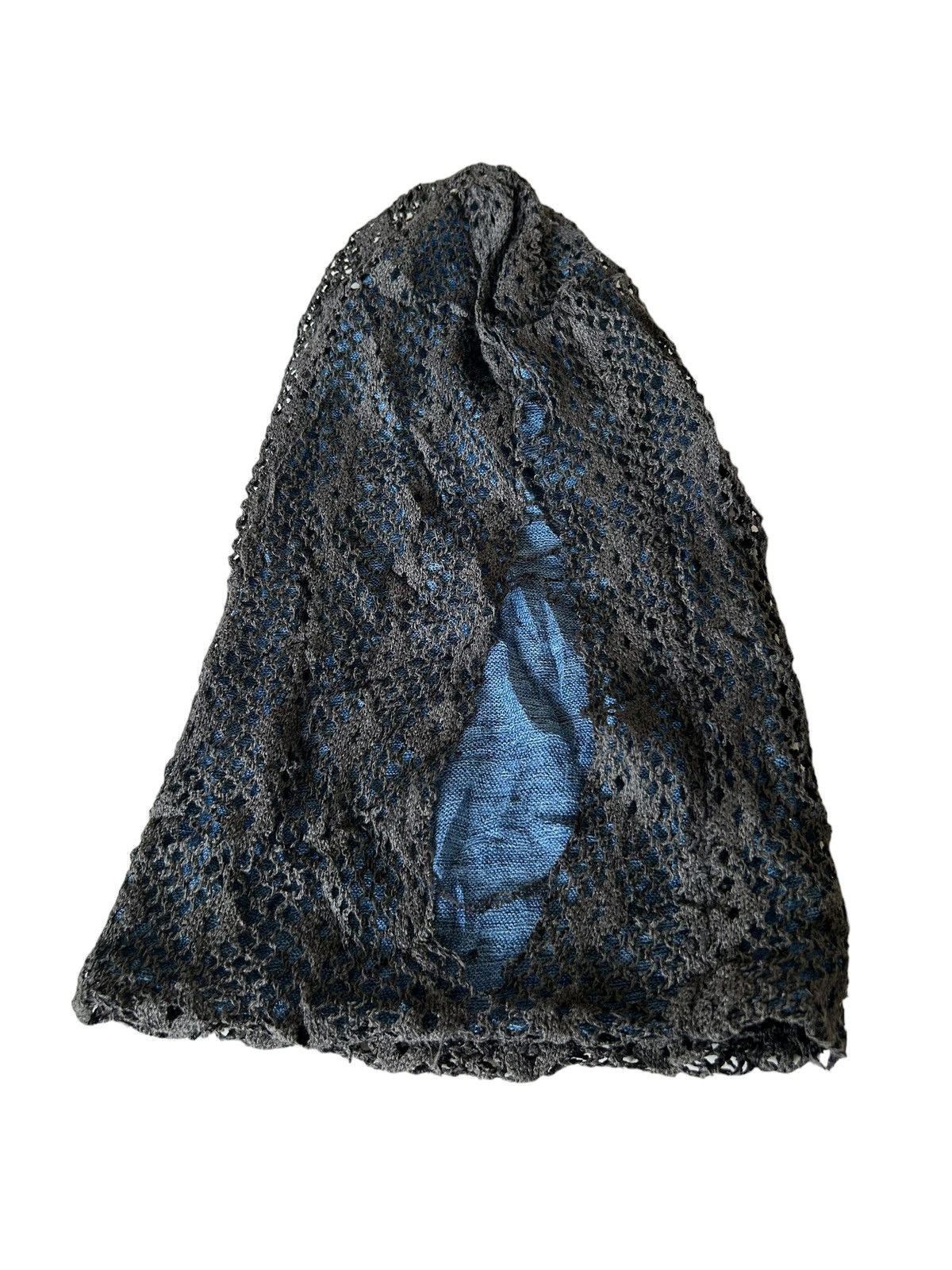 14th Addiction × Japanese Brand × Le Grande Bleu (L.G.B.) Punk Bondage distressed Long Beanie Hats☠️ Size ONE SIZE - 8 Thumbnail