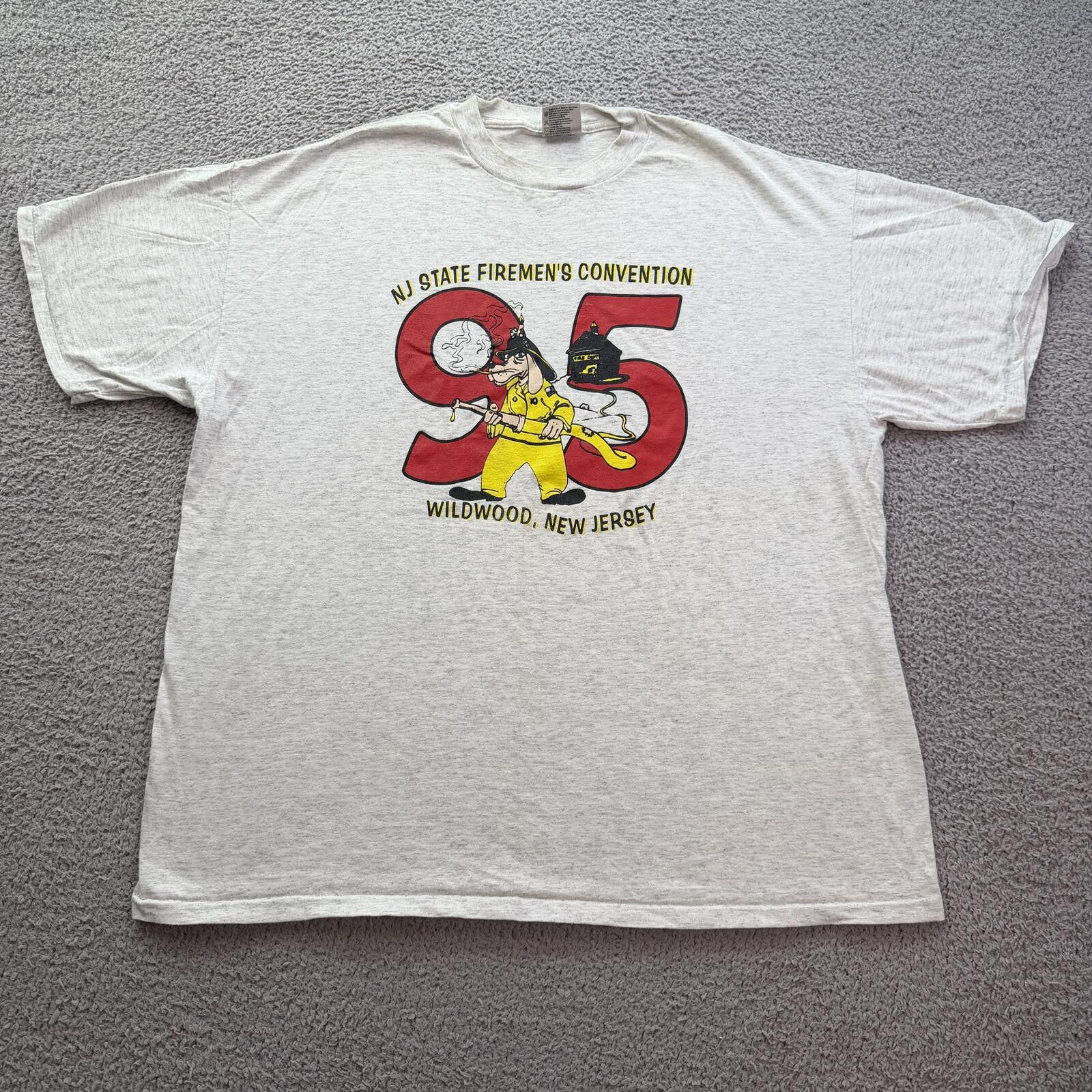 Other Vintage 1995 NJ State Firemens New Jersey T Shirt XXL Tee Size US XXL / EU 58 / 5 - 1 Thumbnail