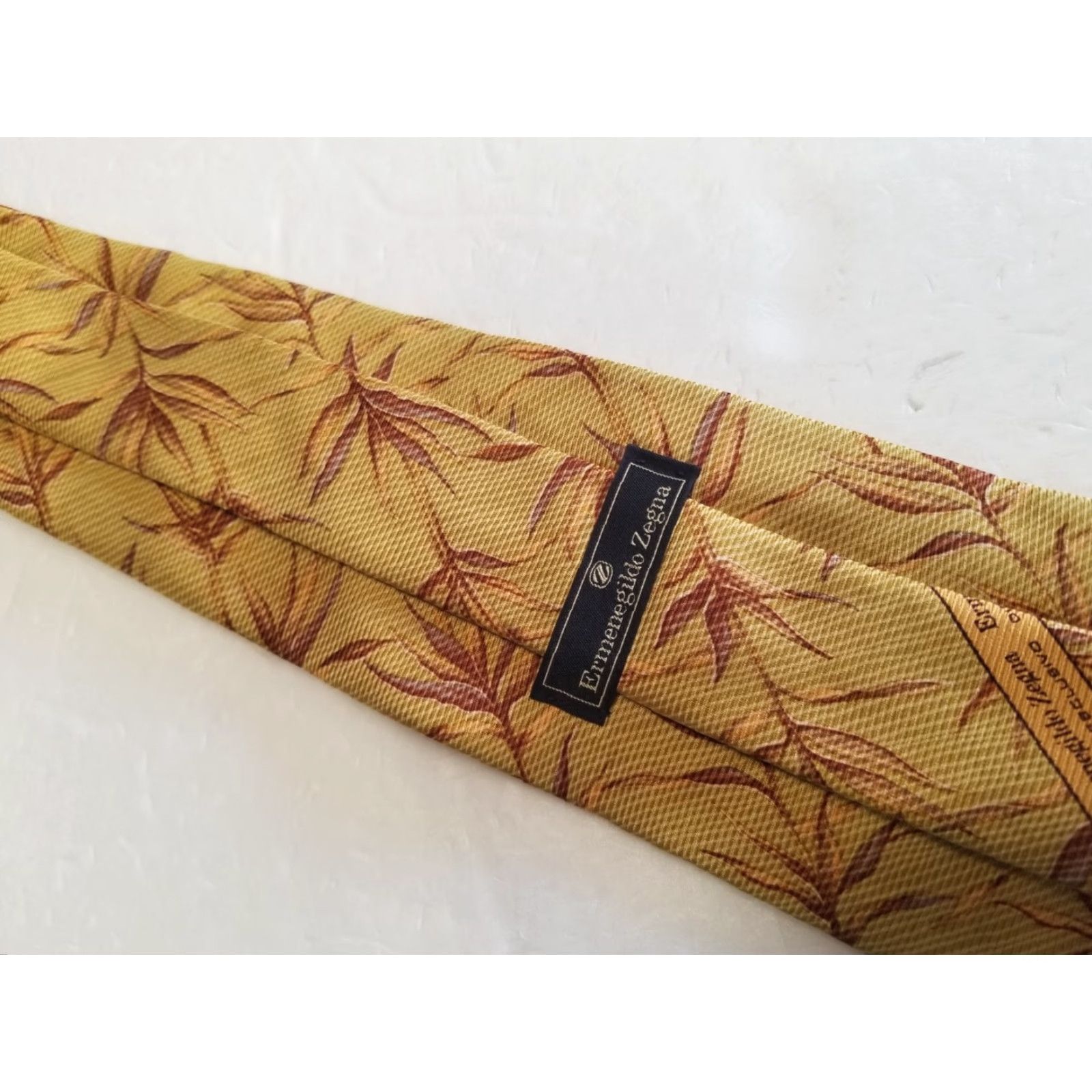 Ermenegildo Zegna ERMENEGILDO ZEGNA Tie Mens XL Silk Geometric Multicolor Woven Long 60" Made in Italy Luxury Designer Classic Adjustable Size ONE SIZE - 3 Thumbnail