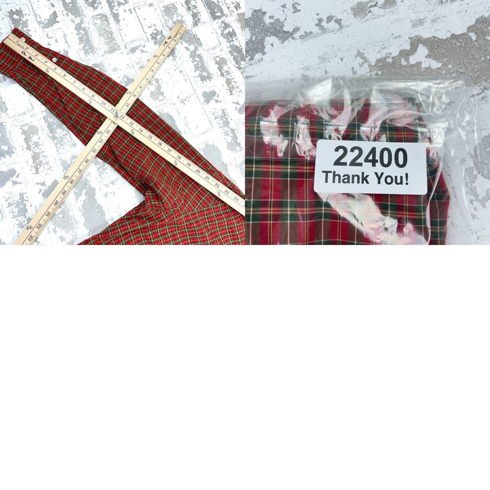 Ralph Lauren Ralph Lauren Shirt Men Medium Red Green Plaid Button Up Classic Fit Tartan Dress Size 40R - 8 Thumbnail