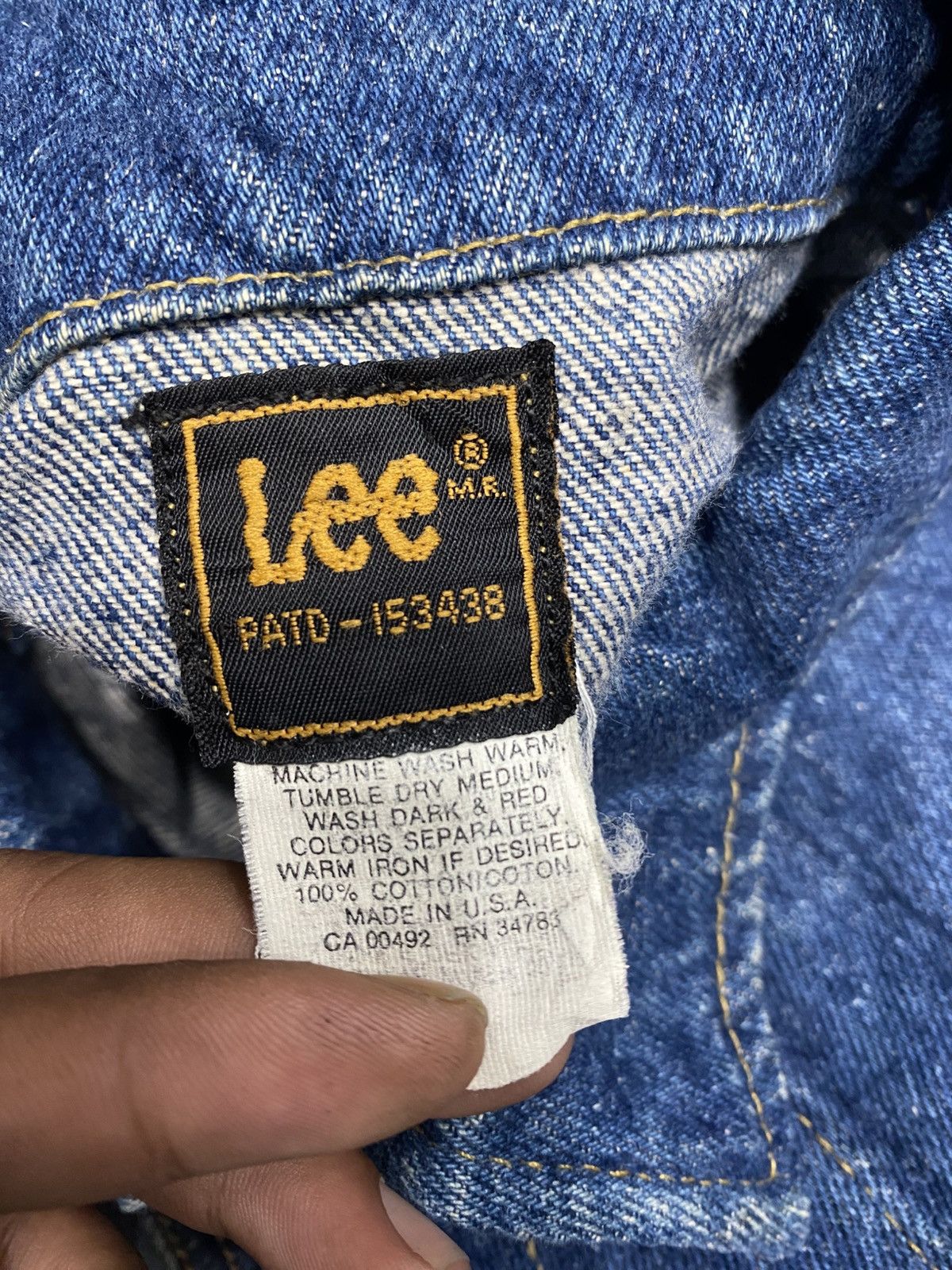 Lee Lee vintage denim Jacket usa🇺🇸 80s Size US M / EU 48-50 / 2 - 6 Thumbnail