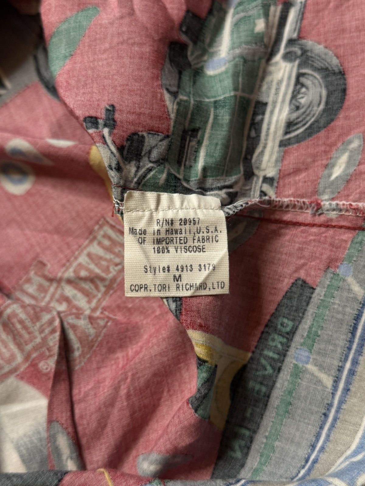 Harley Davidson × Vintage Vintage 90's Made in Hawaii Harley Davidson Button Up Shirt Size M / US 6-8 / IT 42-44 - 8 Thumbnail