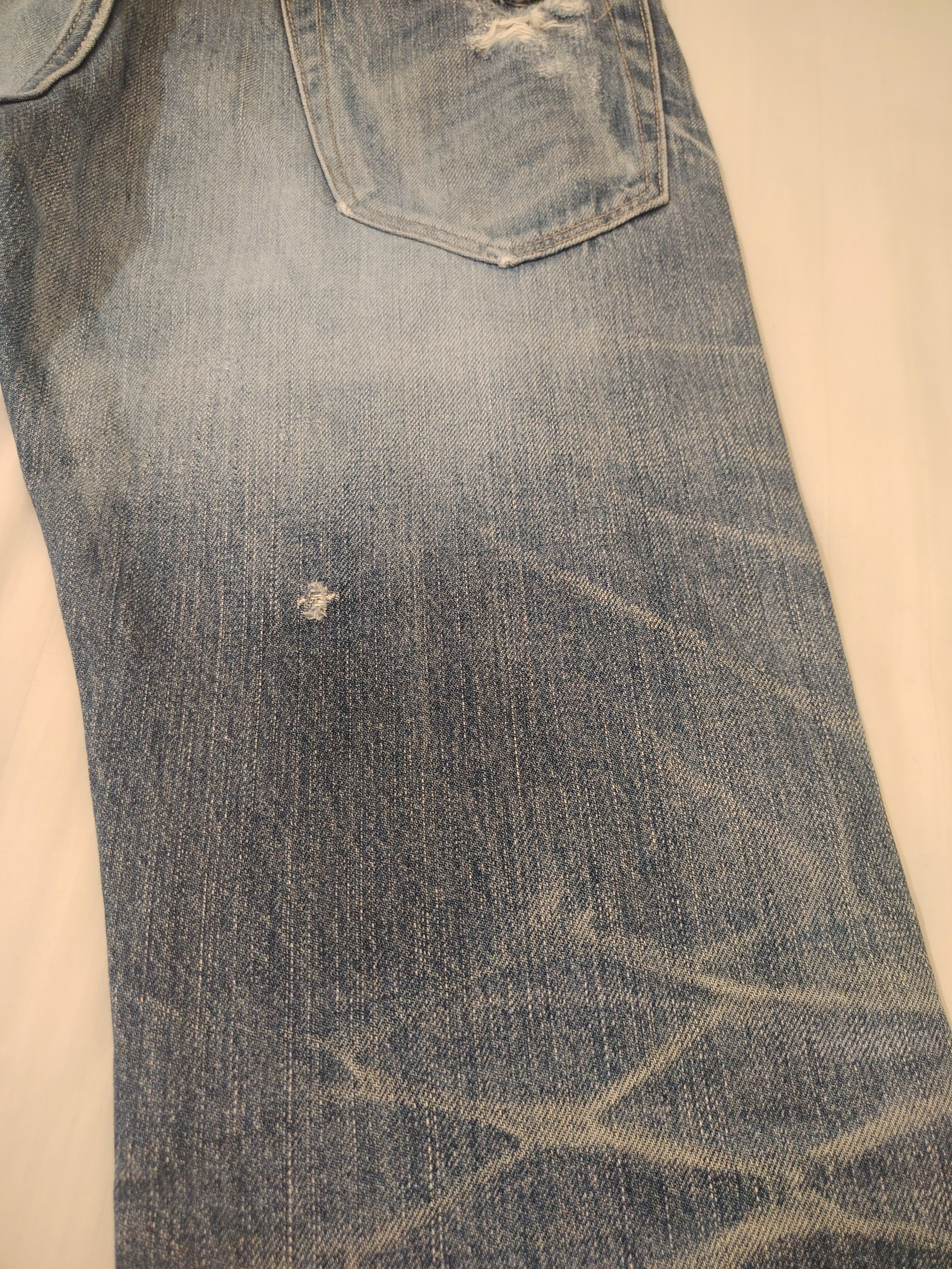 Hysteric Glamour Thrashed Distressed Hysteric Glamour Studded Selvedge Jeans Size US 30 / EU 46 - 22 Thumbnail