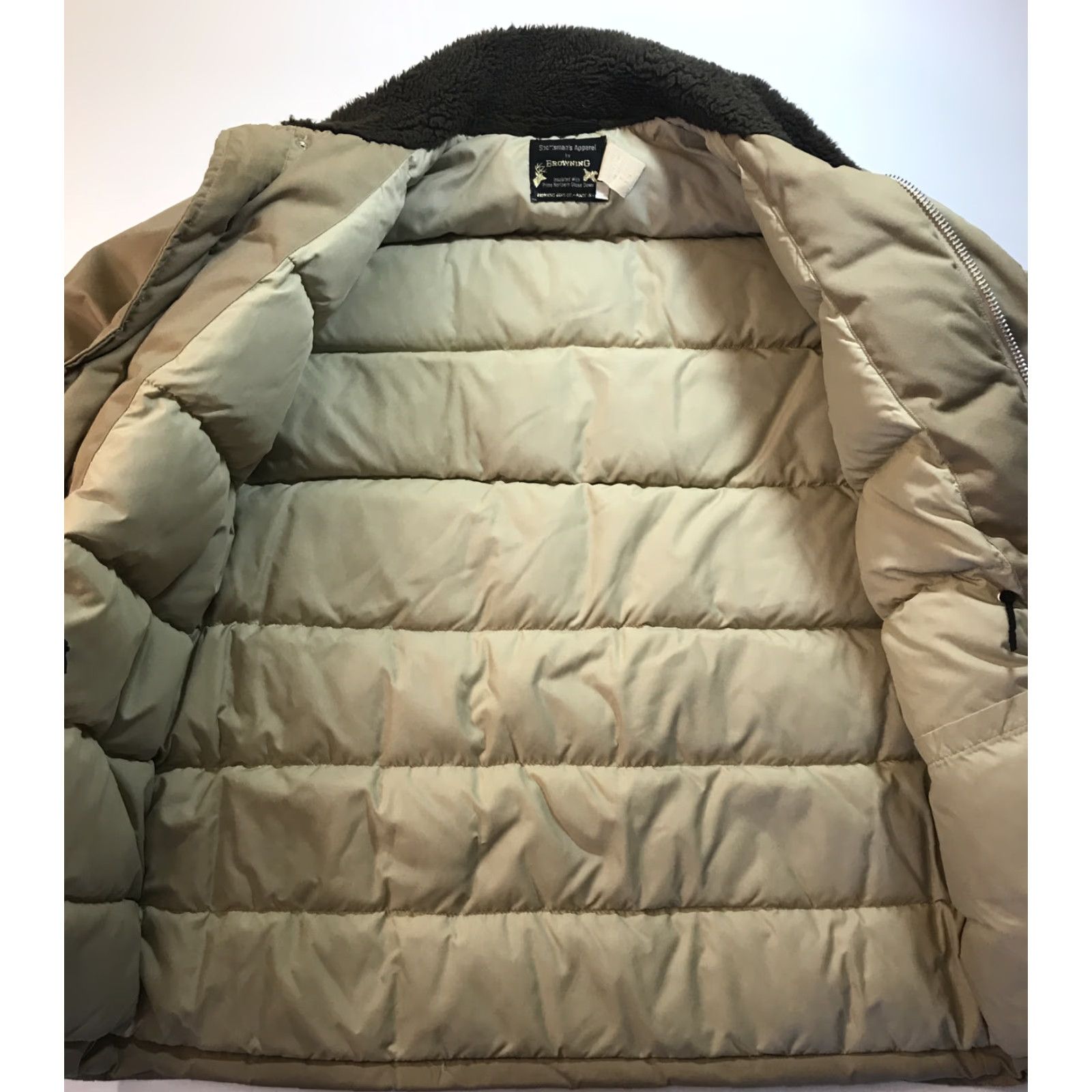 Vintage VINTAGE Sportsman's Apparel Mens Hunting Insulated Coat Jacket L Brown 44 48" Chest US Canvas Leather Plastic Long Sleeve Outdoor Hunting Jacket Mens Size US L / EU 52-54 / 3 - 4 Thumbnail
