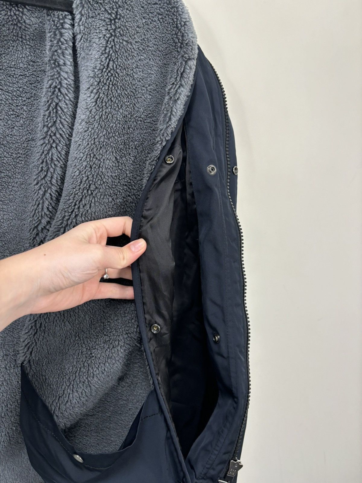 Hugo Boss Hugo Boss Orange Men’s 2 in 1 Navy Blue Winter Parka Jacket Size US M / EU 48-50 / 2 - 18 Thumbnail