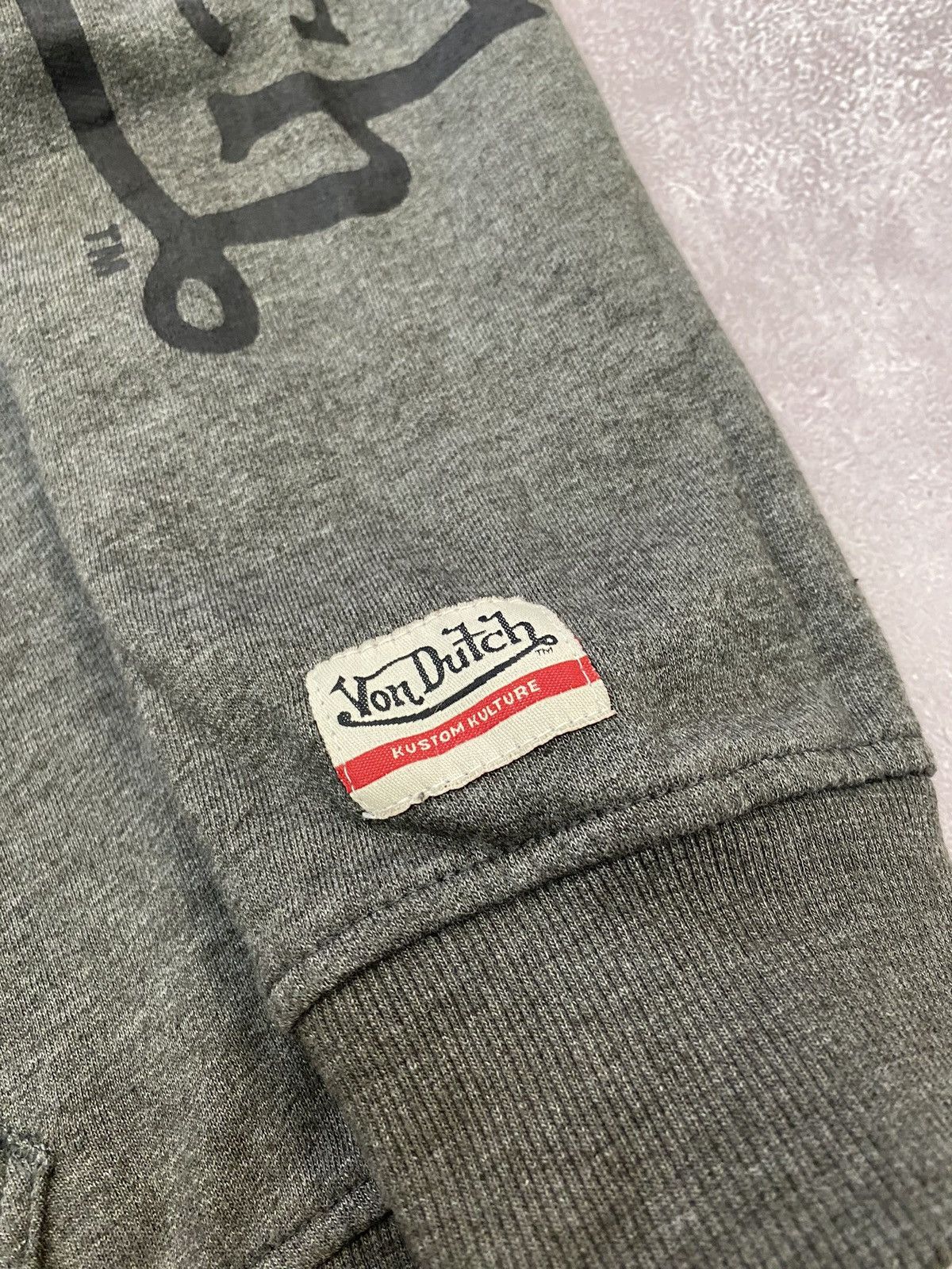 Von Dutch Y2K Hype Von Dutch Big Logo Graphic Print Zip Hoodie Size US XL / EU 56 / 4 - 4 Thumbnail