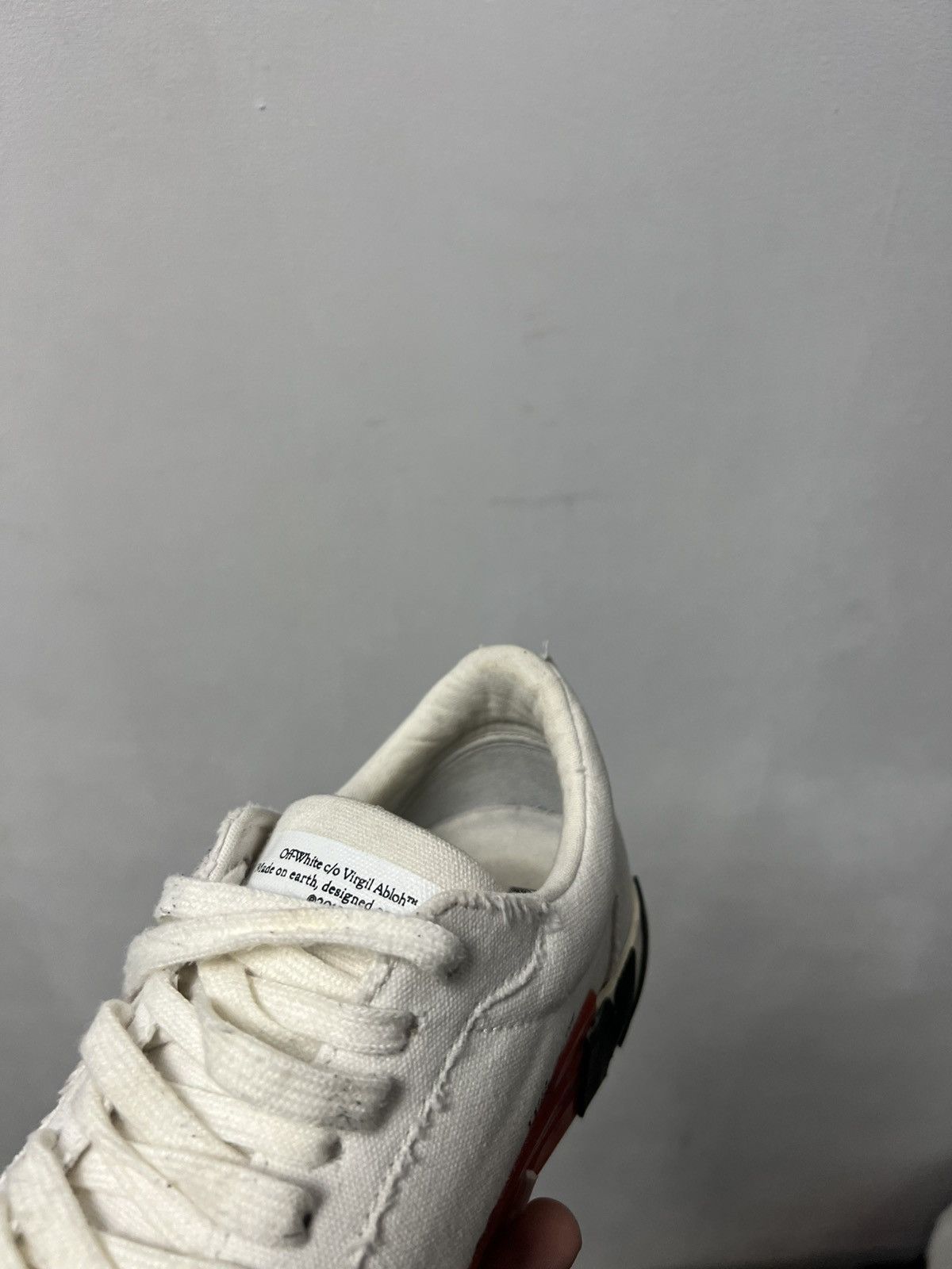 Off-White Off-White Vulcanized Low Canvas Shoes Size US 10 / EU 43 - 12 Thumbnail