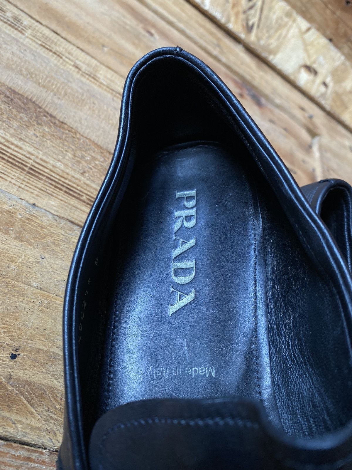 Prada Prada black leather dress shoes sz 8 Size US 9 / EU 42 - 17 Thumbnail