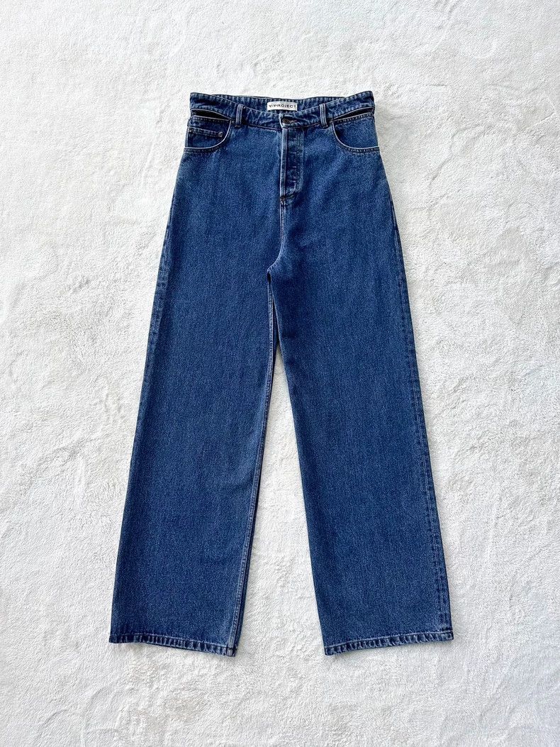 Y/PROJECT High-Waist Straight Jeans - dmc