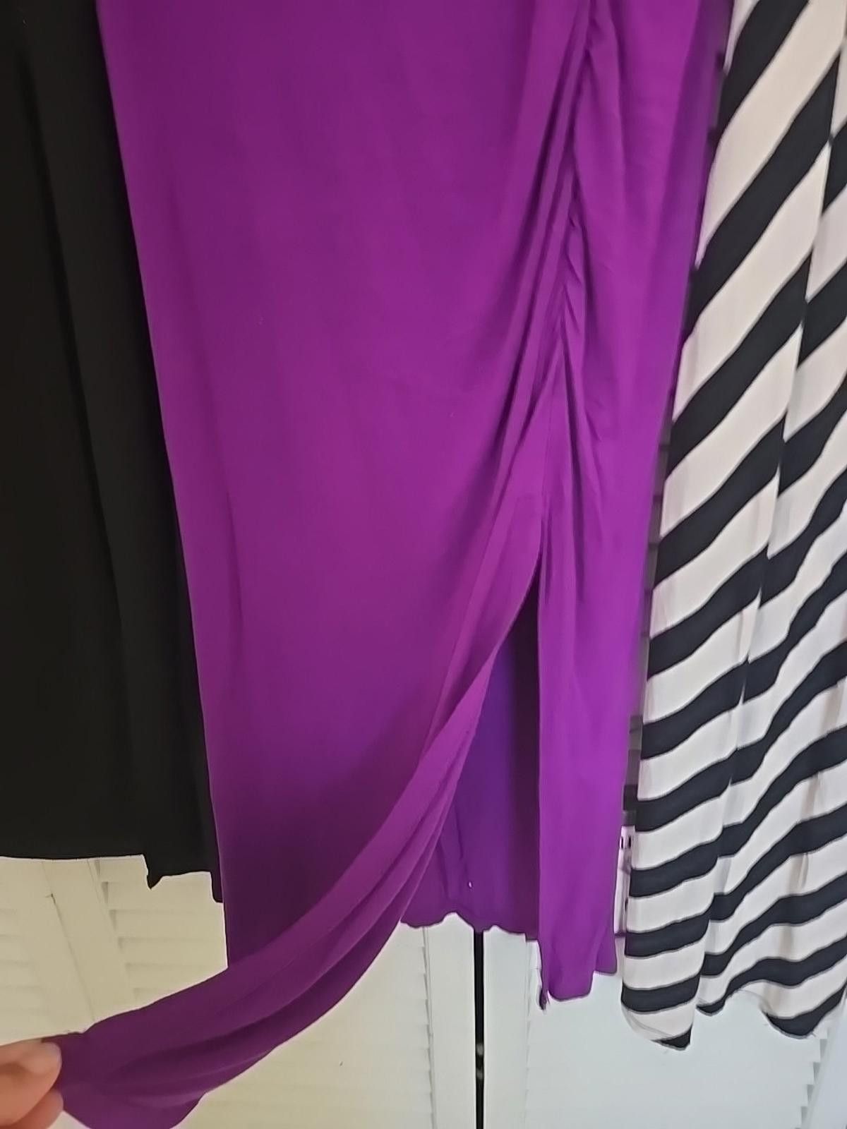 Mossimo Y2K Mossimo Lot of 3 Maxi Skirt Black Purple Stretch XS Size 26" / US 2 / IT 38 - 4 Thumbnail