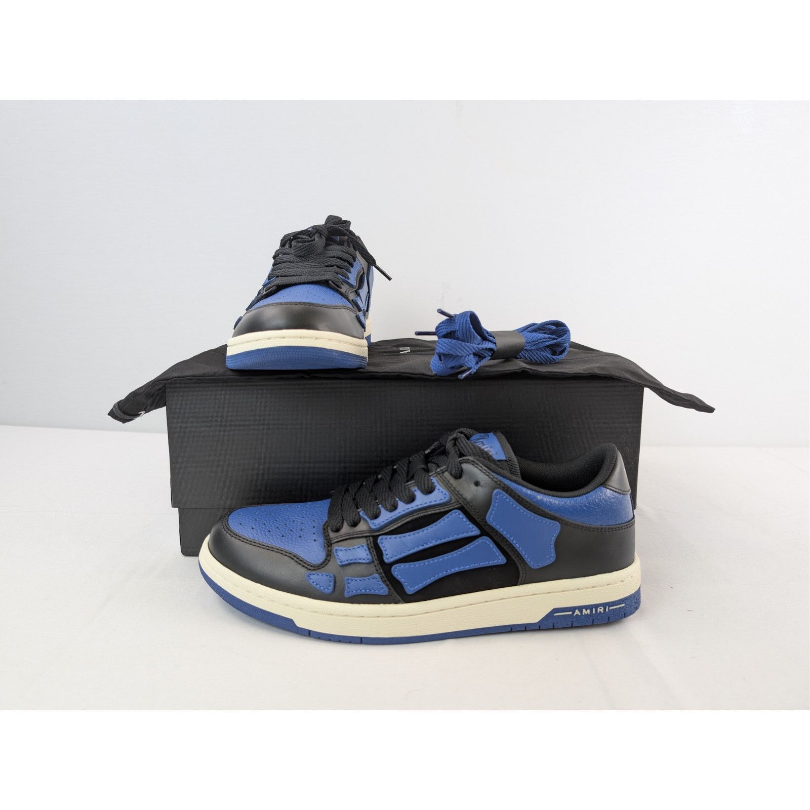 Amiri o1rshd1 Q:2 / Skeleton Top Low Sneakers in True Blue Size US 10 / EU 43 - 16 Thumbnail