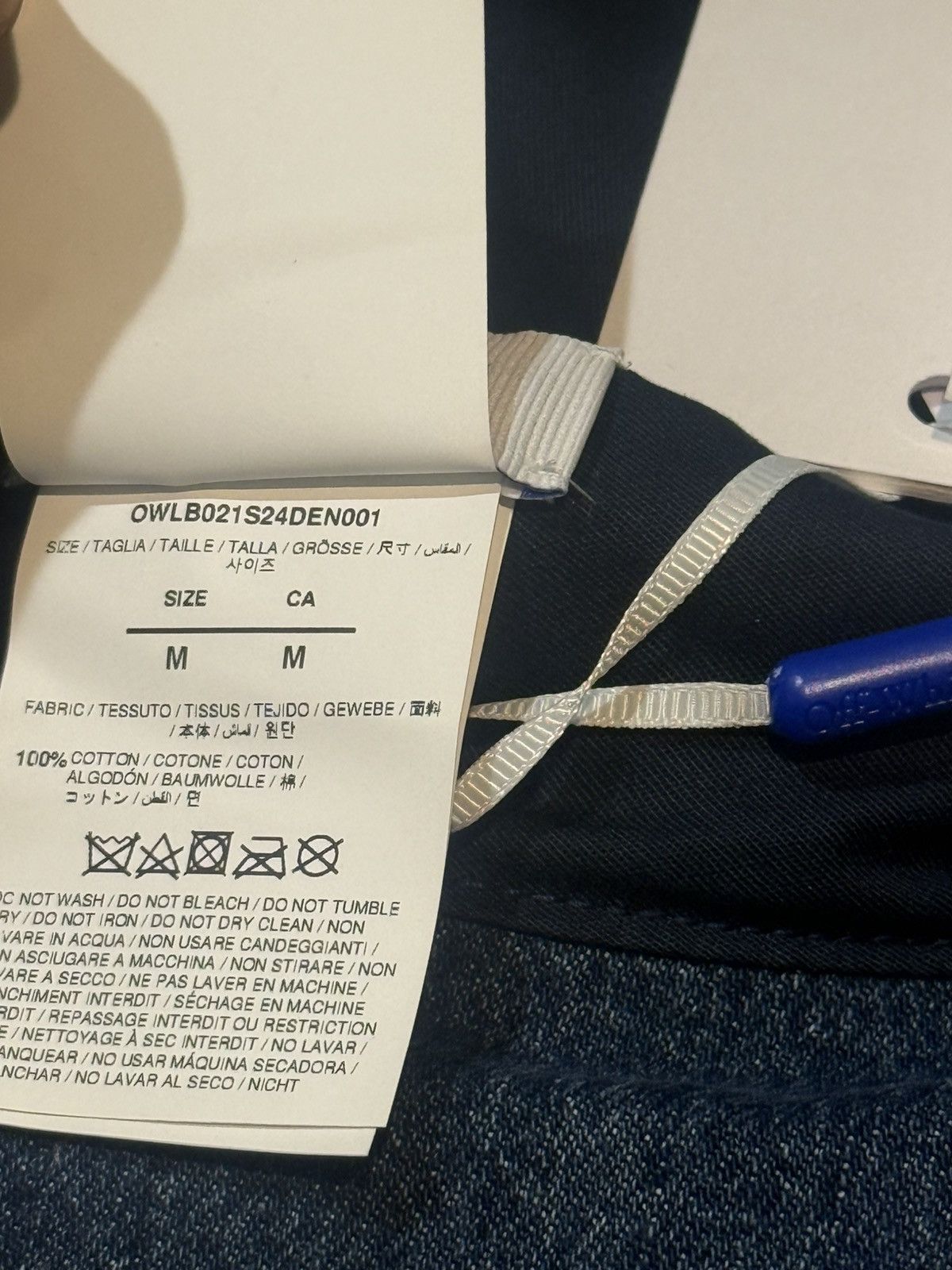 Off-White Off-White Denim Bucket Hat With Embroidered Logo Size ONE SIZE - 7 Thumbnail