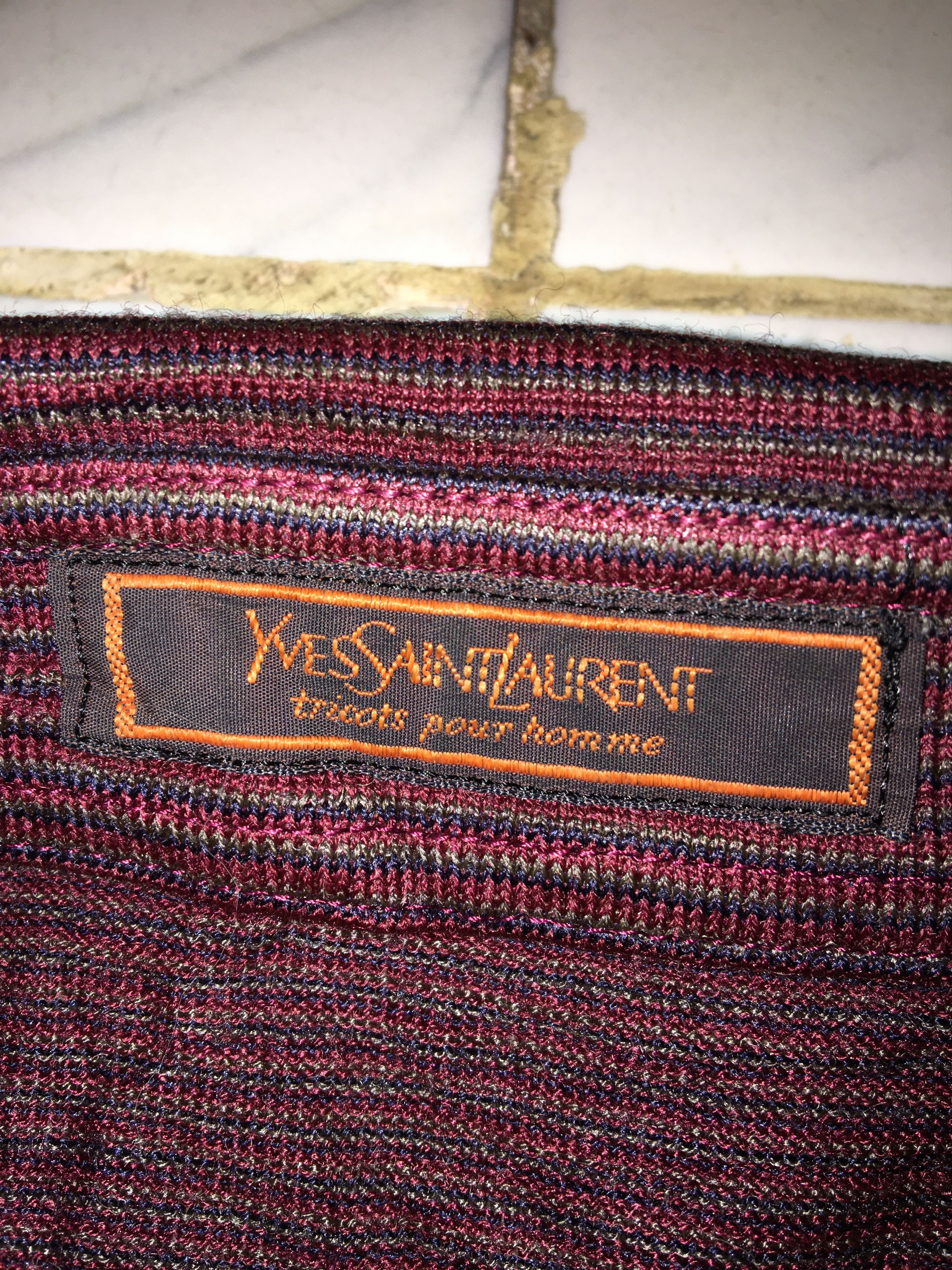 Yves Saint Laurent VINTAGE YVES SAINT LAURENT LONG SLEEVE POLO SHIRT Size US L / EU 52-54 / 3 - 5 Thumbnail