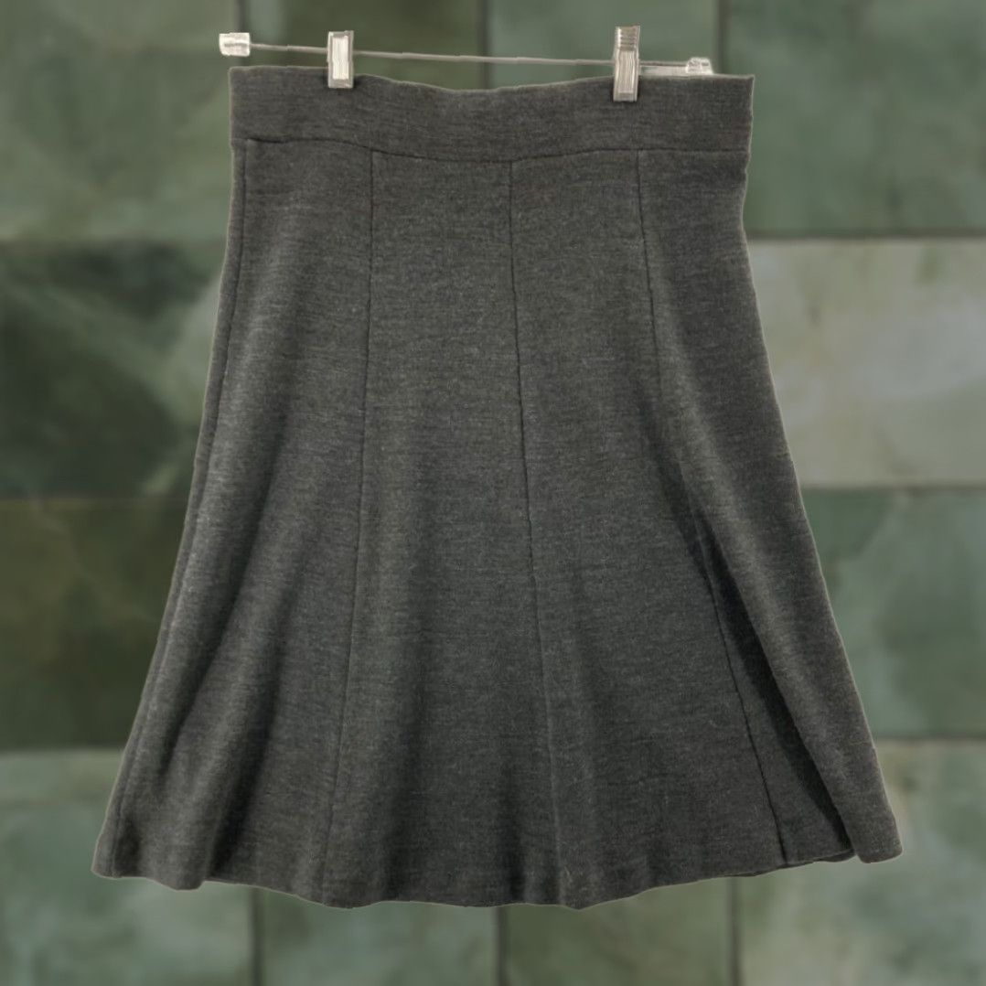 Banana Republic Banana Republic Womens Gray Wool Blend Skirt Size 2 Size 26" / US 2 / IT 38 - 1 Thumbnail