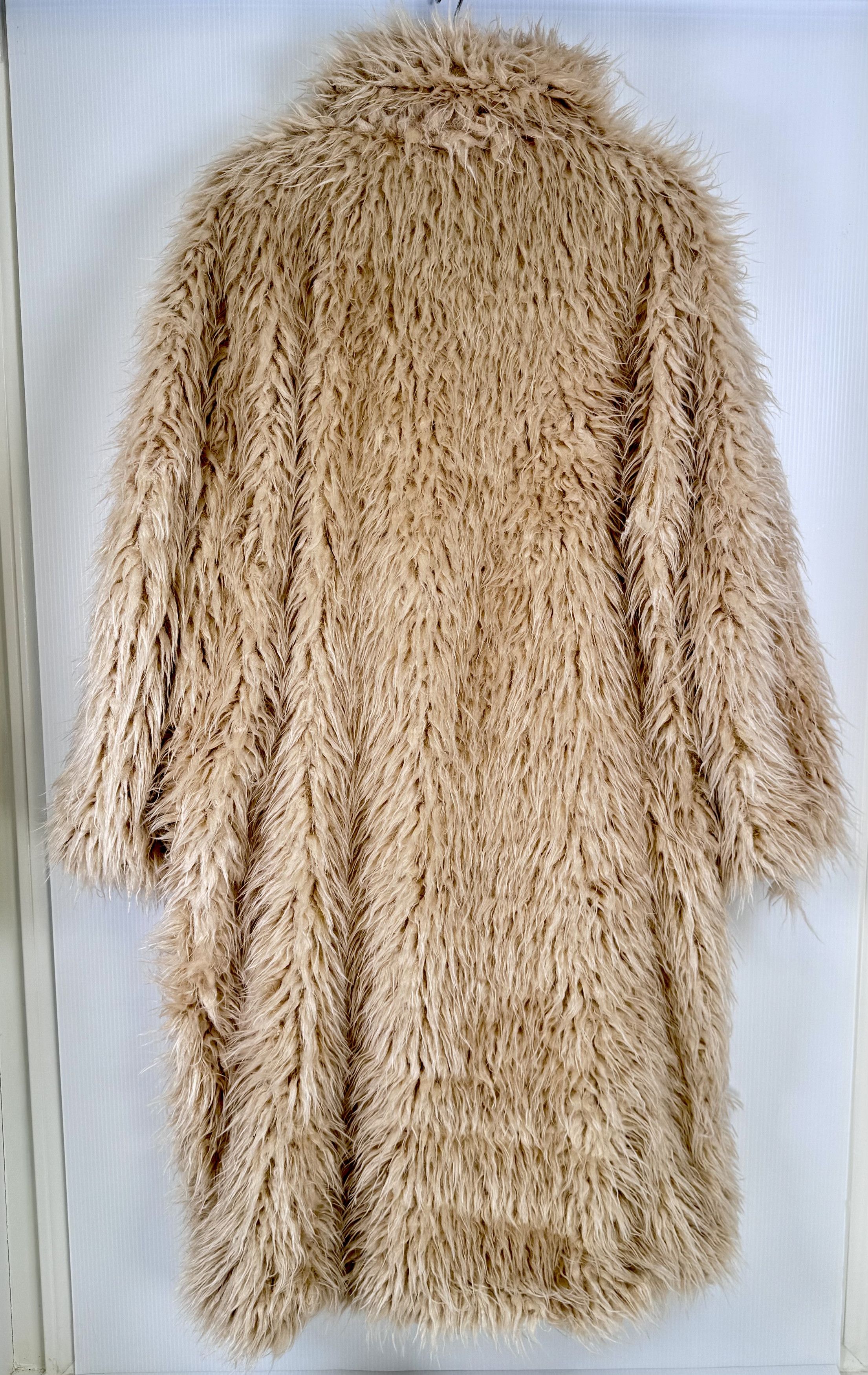 Fashion Nova FULL LENGTH NIKITA FAUX FUR TRENCH COAT Size XXL / US 16-18 / IT 52-54 - 3 Thumbnail