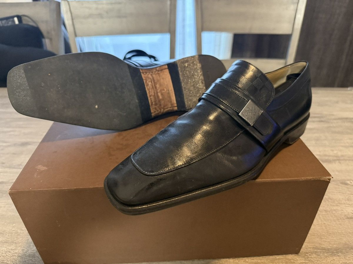Louis Vuitton Vintage Louis Vuitton Damier Leather Loafers Size US 9.5 / EU 42-43 - 2 Thumbnail
