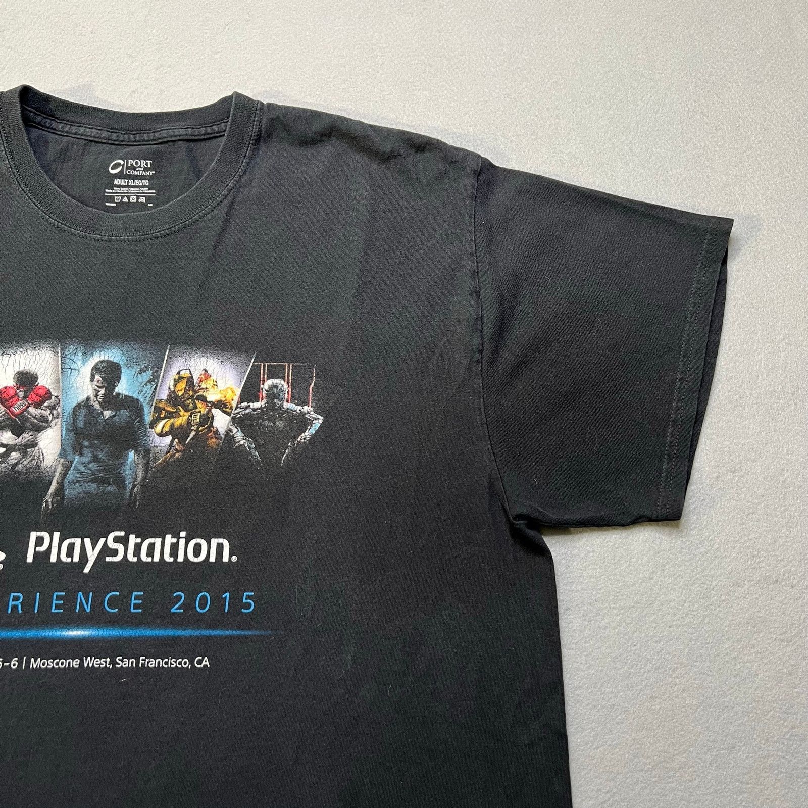 Vintage PlayStation Experience 2015 T-Shirt Mens XL Black PS4 Gaming Size US XL / EU 56 / 4 - 5 Thumbnail