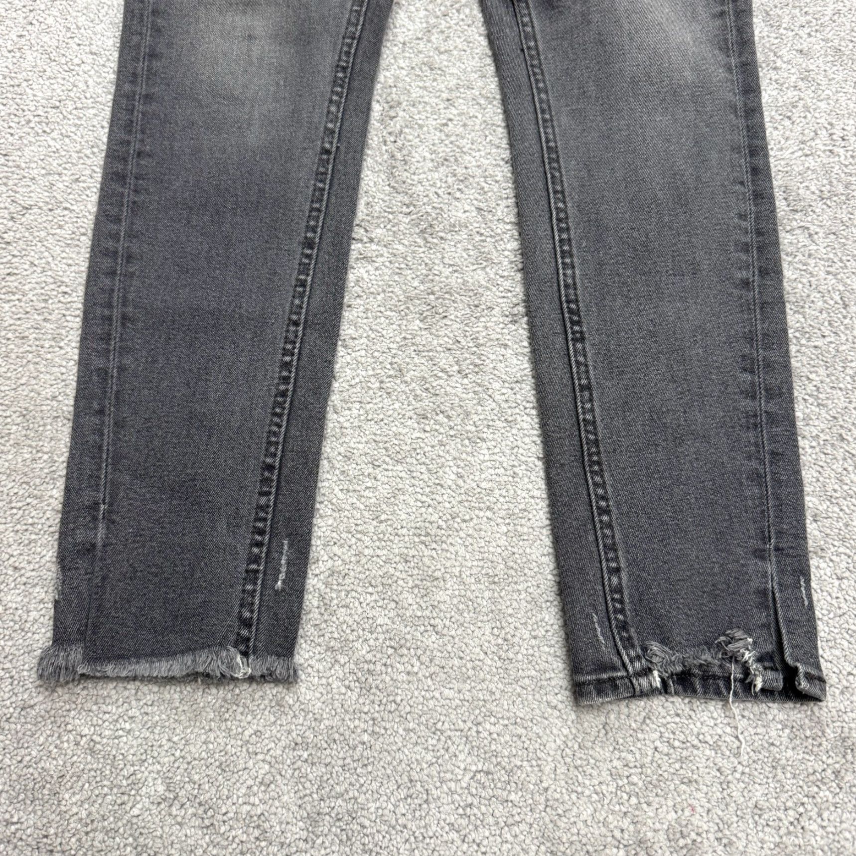 Levi's Levi's 721 High Rise Skinny Jeans Womens 28 Gray Charcoal Wash Denim Slim Straight Pants 5-Pocket Size 28" / US 6 / IT 42 - 3 Thumbnail