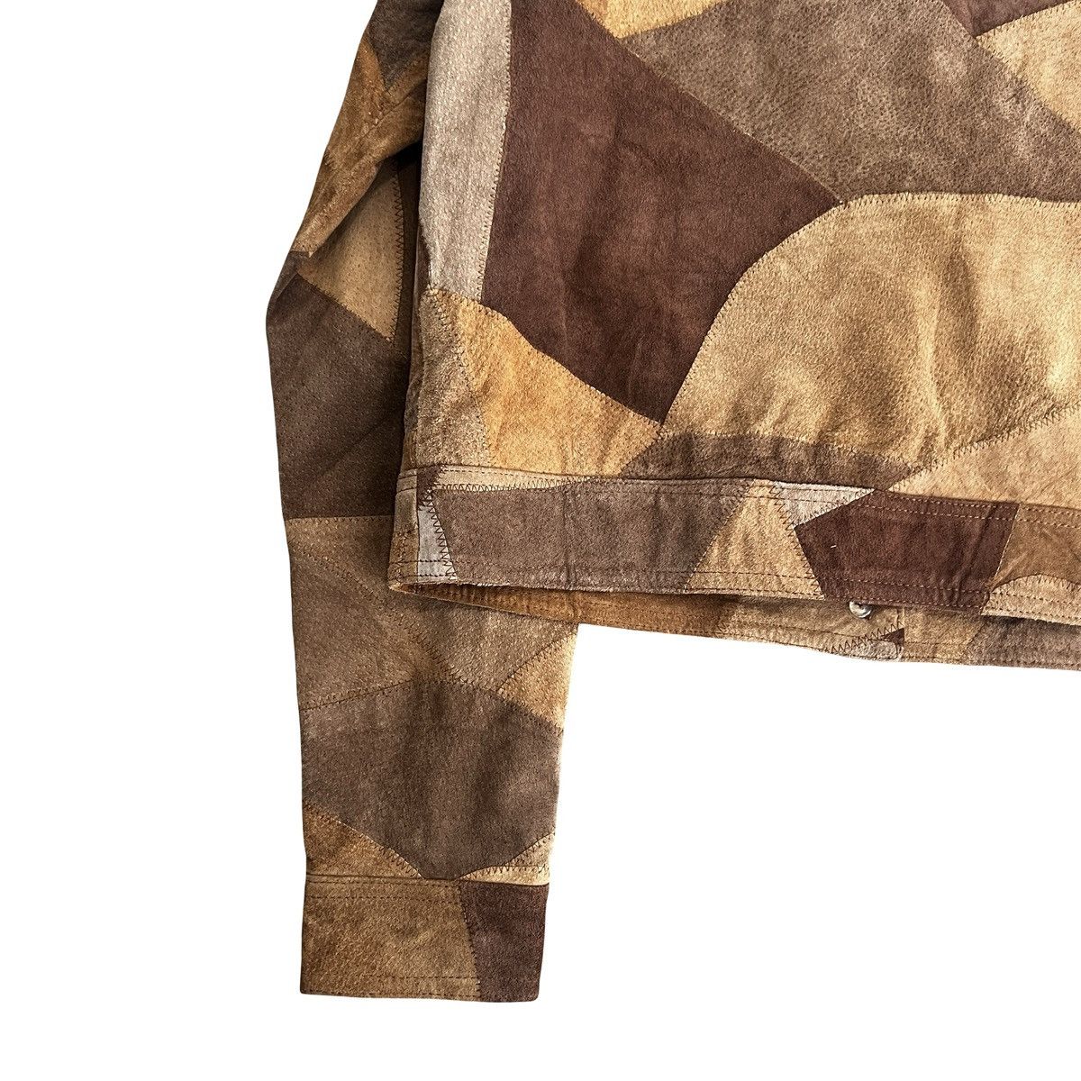 Vintage newport news Leather Patchwork Jacket Size US S / EU 44-46 / 1 - 12 Thumbnail