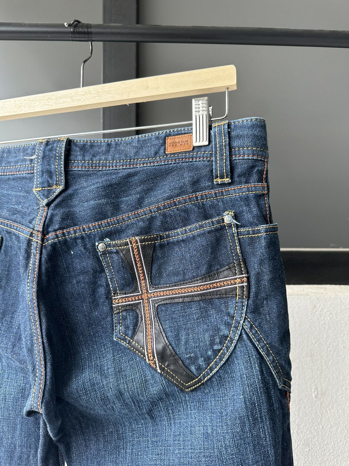 Japanese Brand Y2K NCFM indigo denim Size US 35 - 21 Thumbnail