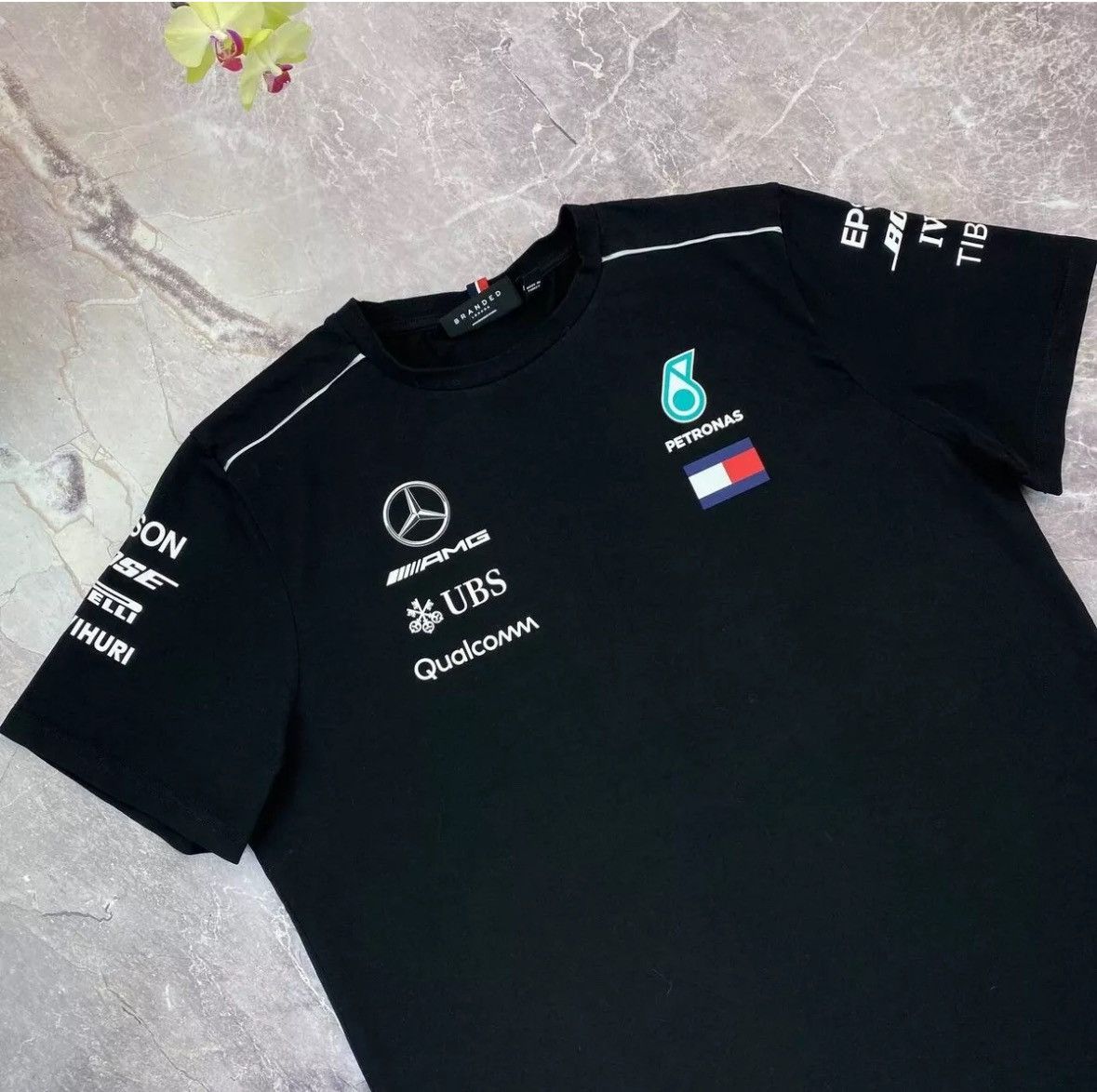 Formula 1 × Mercedes-Benz Mercedes Benz AMG Team Racing Petronas Driver T Shirt Large Size US L / EU 52-54 / 3 - 8 Thumbnail