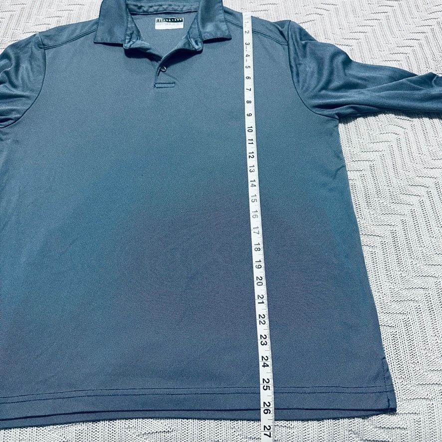 PGA Tour PGA Tour gray micro dot long sleeve polo Size US M / EU 48-50 / 2 - 6 Thumbnail