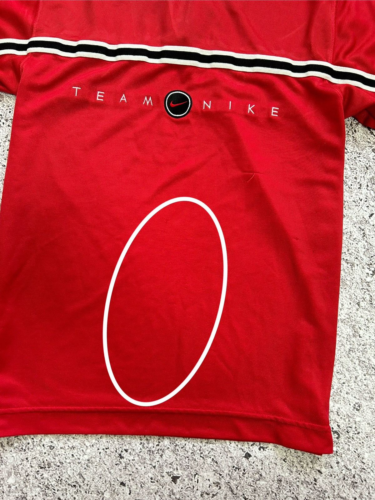 Nike × Vintage Vintage Nike Polo T-Shirt Team Town Logo Big 00s Size US S / EU 44-46 / 1 - 16 Thumbnail