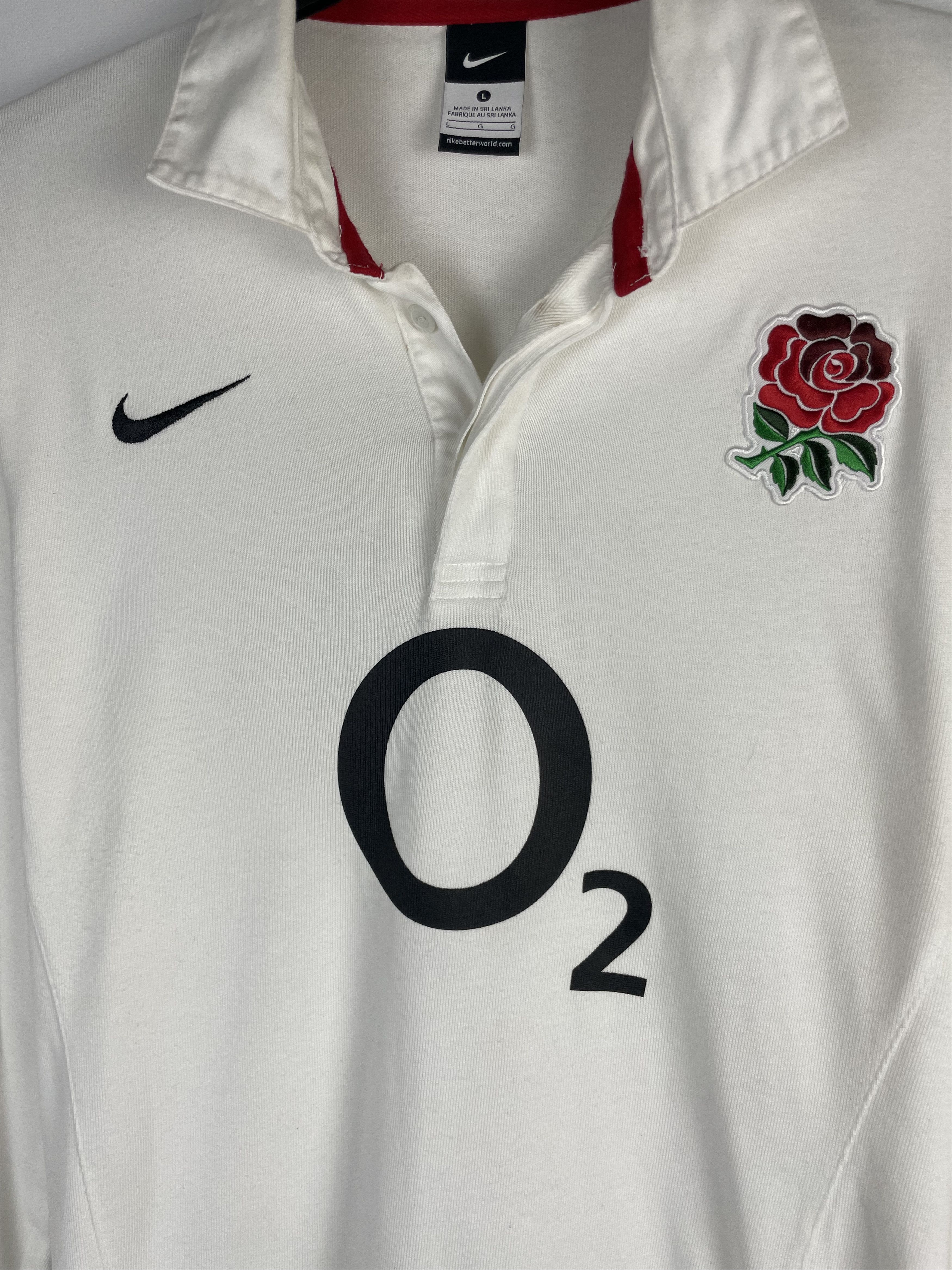 Nike Vintage England Rugby League Nike O2 Long-sleeve T-shirts Size US L / EU 52-54 / 3 - 5 Thumbnail